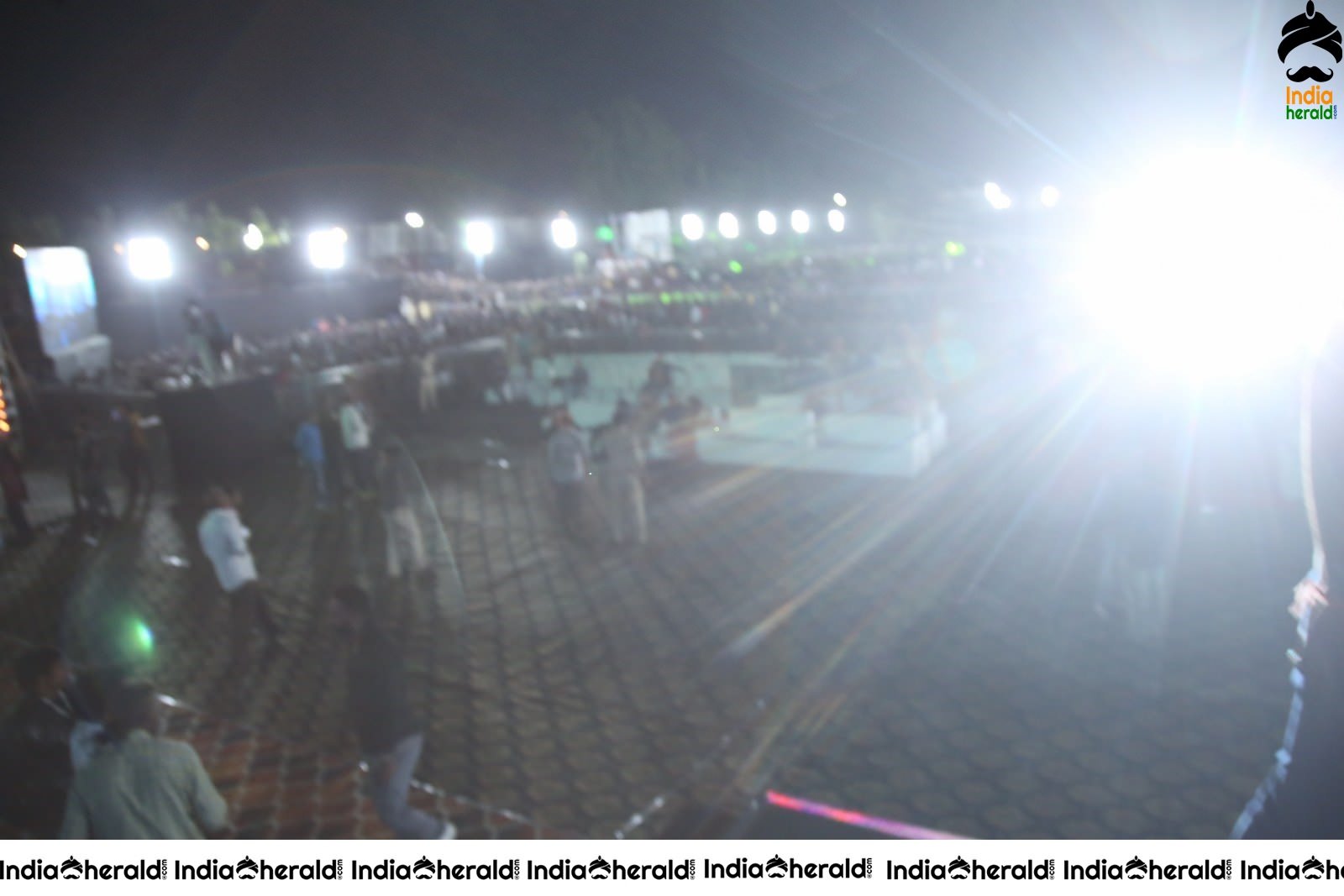 Huge Stage Erected for Ala Vaikunthapurramuloo Musical Concert Set 1