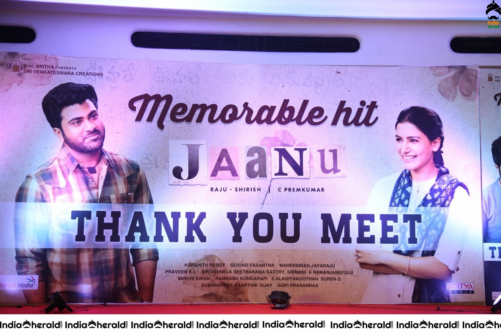 Jaanu Movie Thanks Meet Stills Set 1