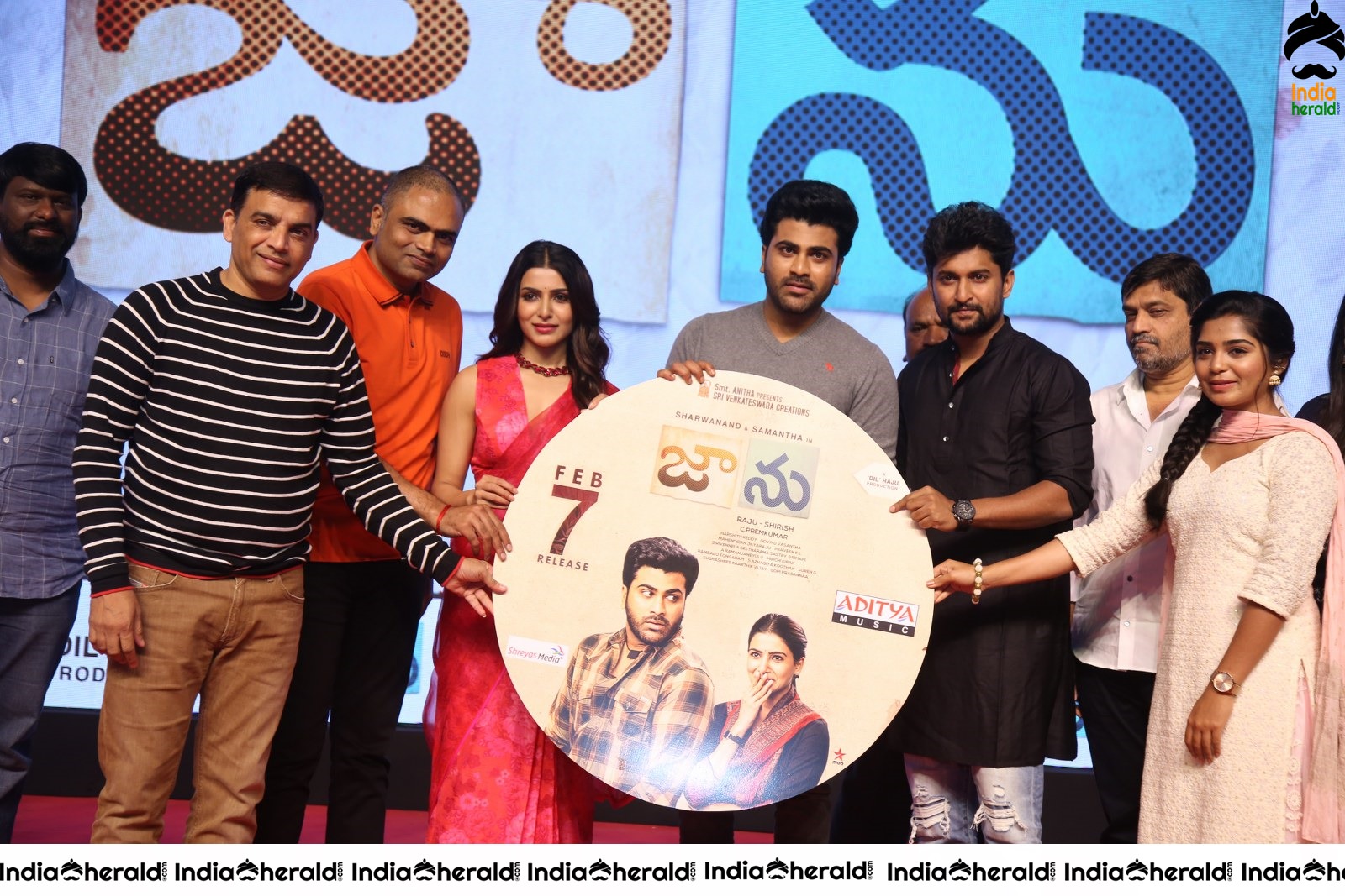 Jaanu Pre Release Event featuring Samantha and Sharwanand Set 8