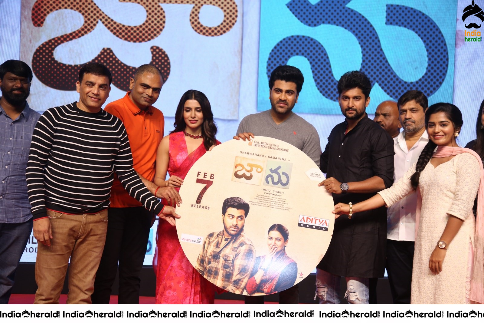 Jaanu Pre Release Event featuring Samantha and Sharwanand Set 8