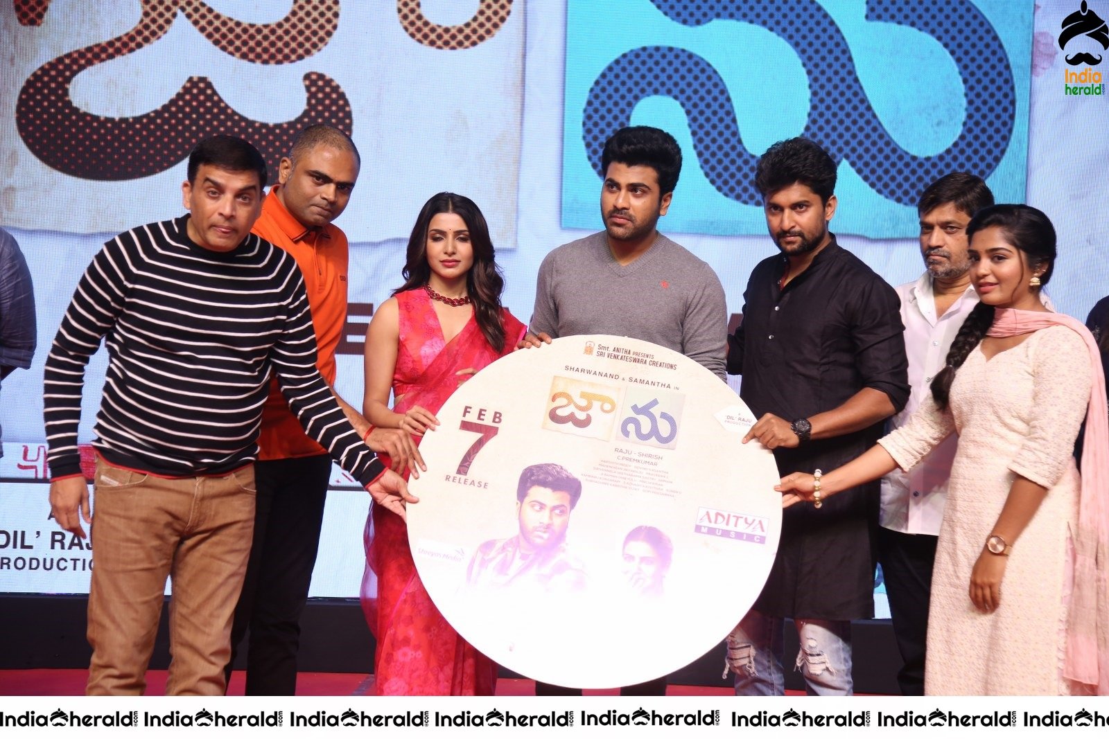 Jaanu Pre Release Event featuring Samantha and Sharwanand Set 8