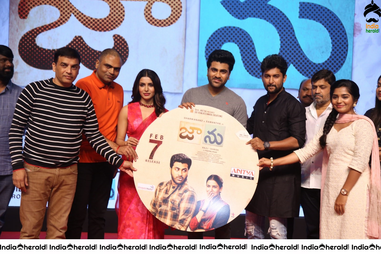 Jaanu Pre Release Event featuring Samantha and Sharwanand Set 8