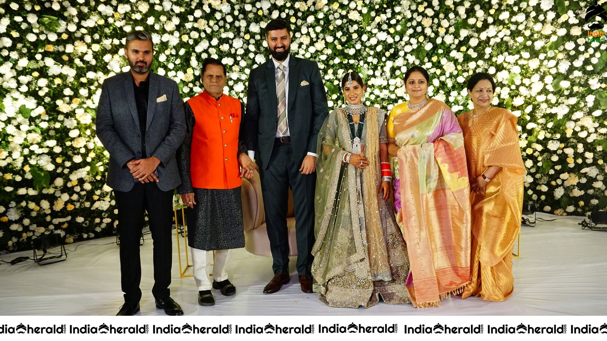 Jayasudha Kapoor Elder Son Wedding Reception Stage Photos Set 2