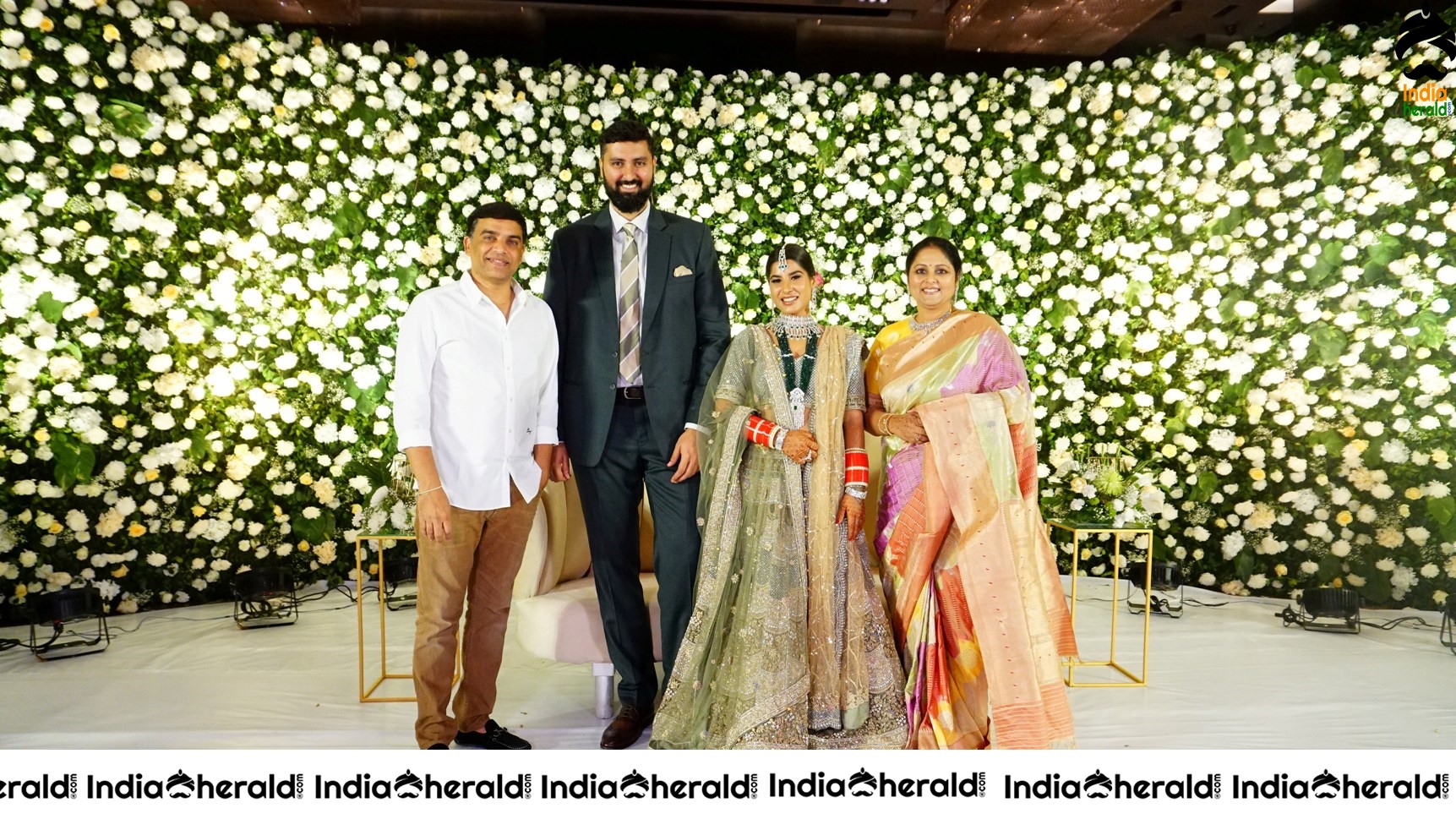 Jayasudha Kapoor Elder Son Wedding Reception Stage Photos Set 3