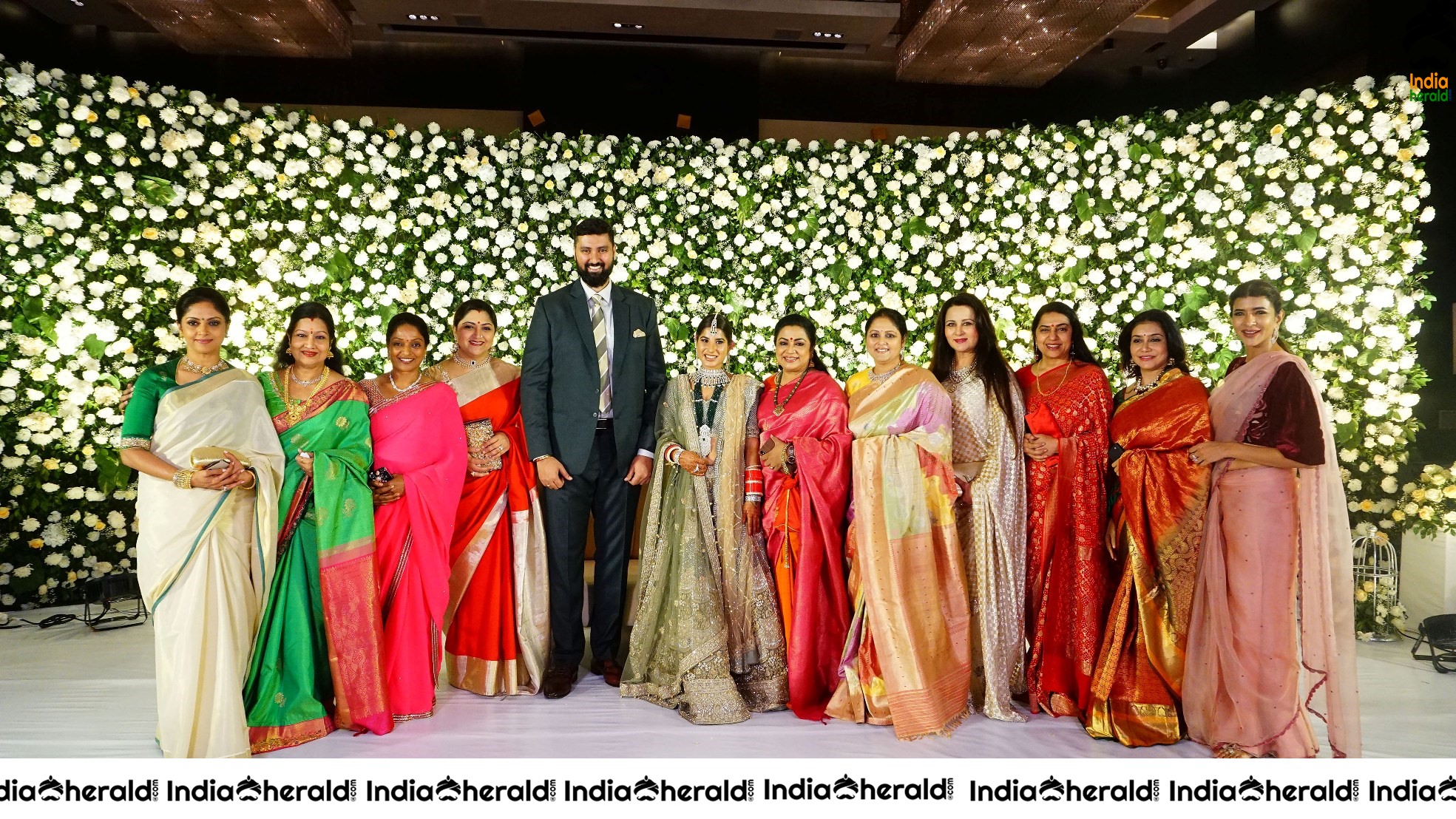 Jayasudha Kapoor Elder Son Wedding Reception Stage Photos Set 3