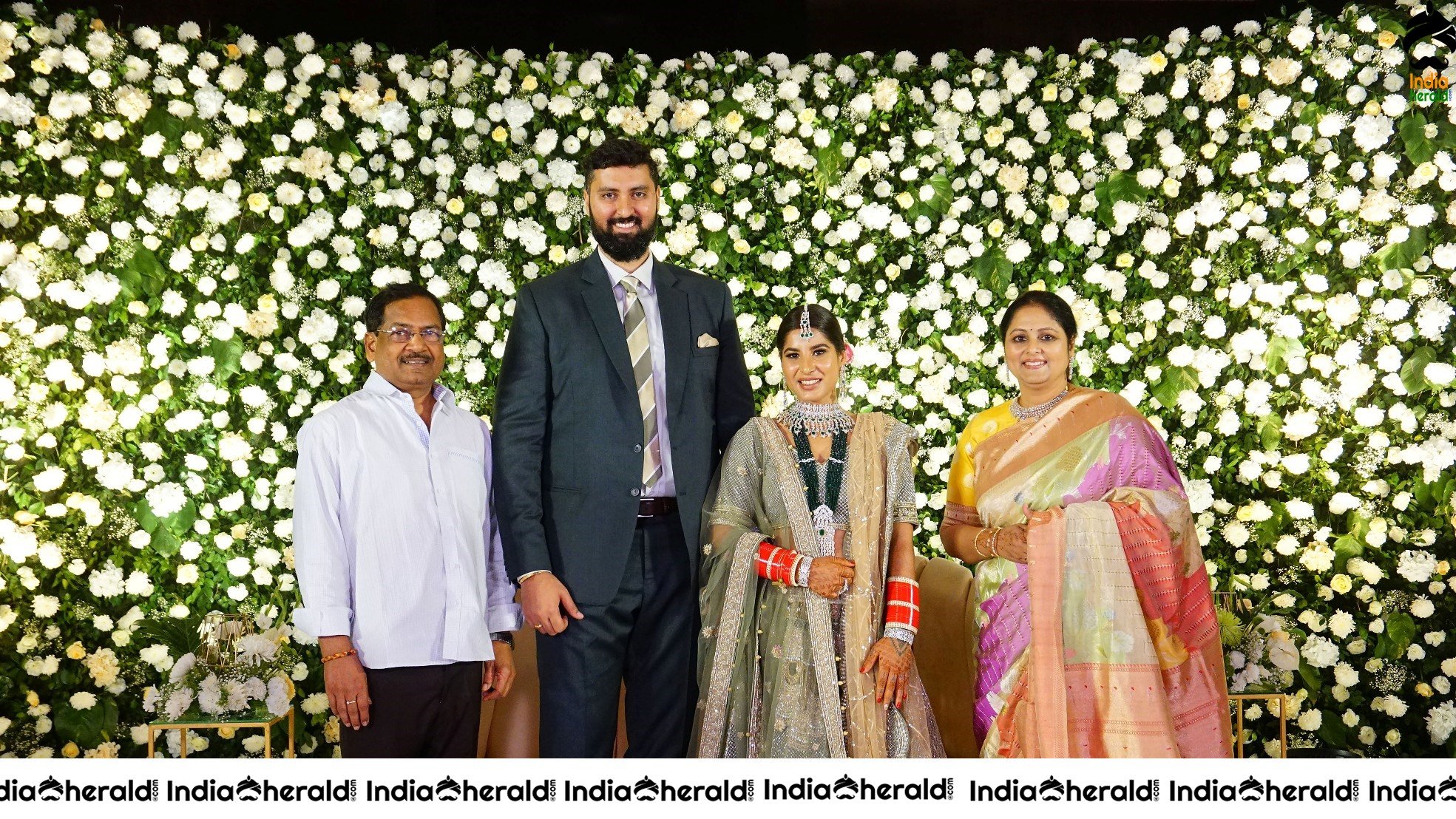 Jayasudha Kapoor Elder Son Wedding Reception Stage Photos Set 3