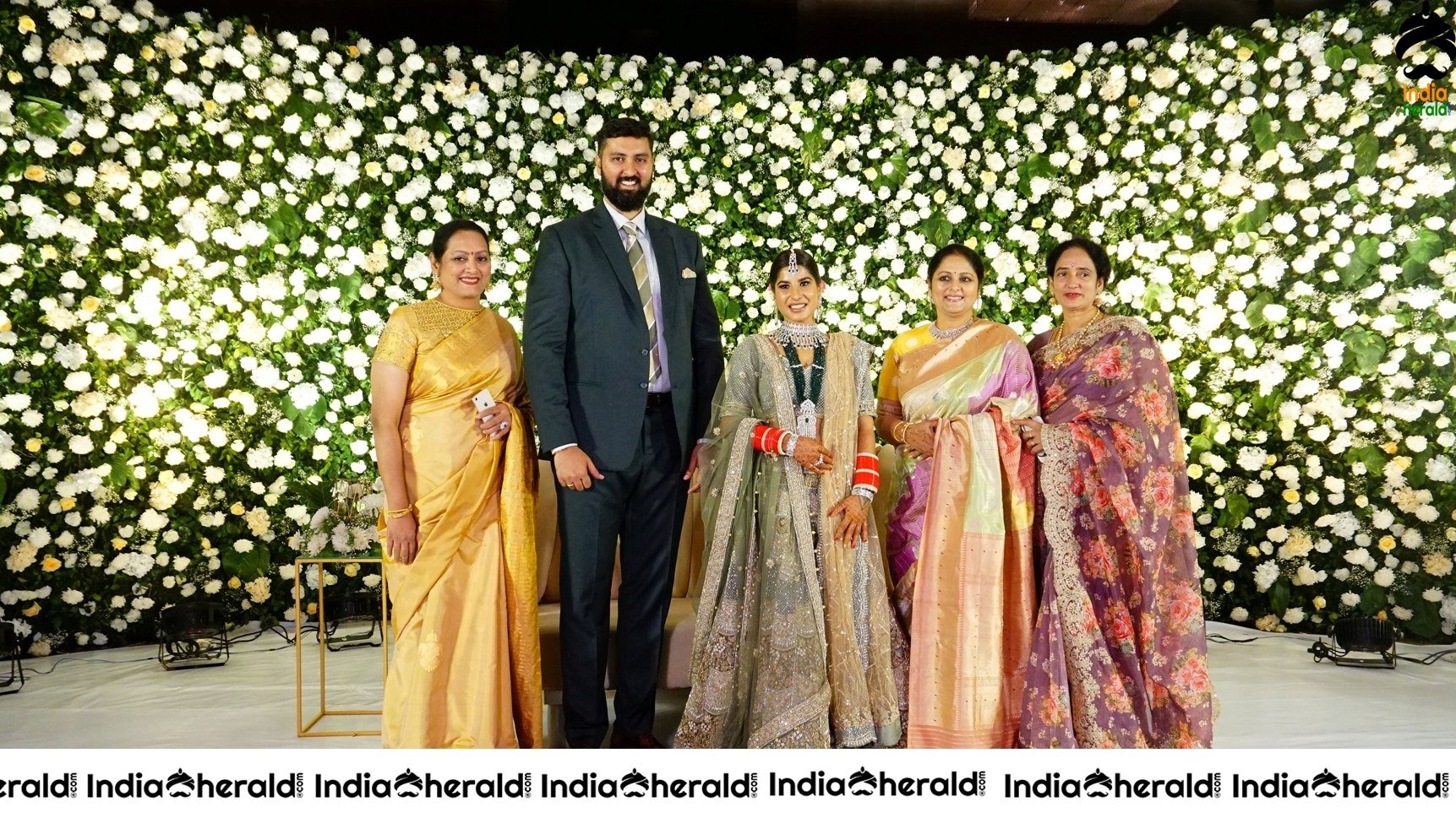 Jayasudha Kapoor Elder Son Wedding Reception Stage Photos Set 3
