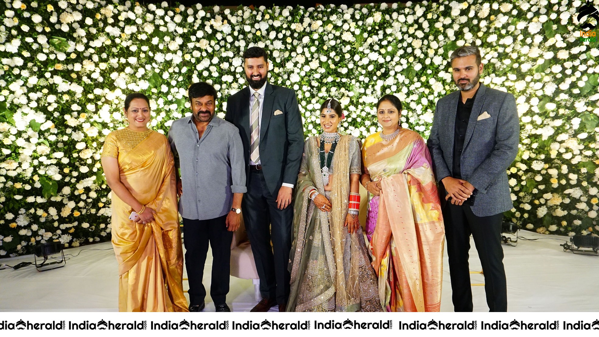 Jayasudha Kapoor Elder Son Wedding Reception Stage Photos Set 3