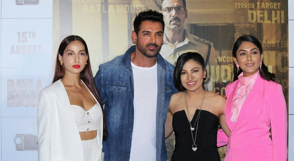 John Abrahim And Nora Fatehi At Batla Trailer Launch