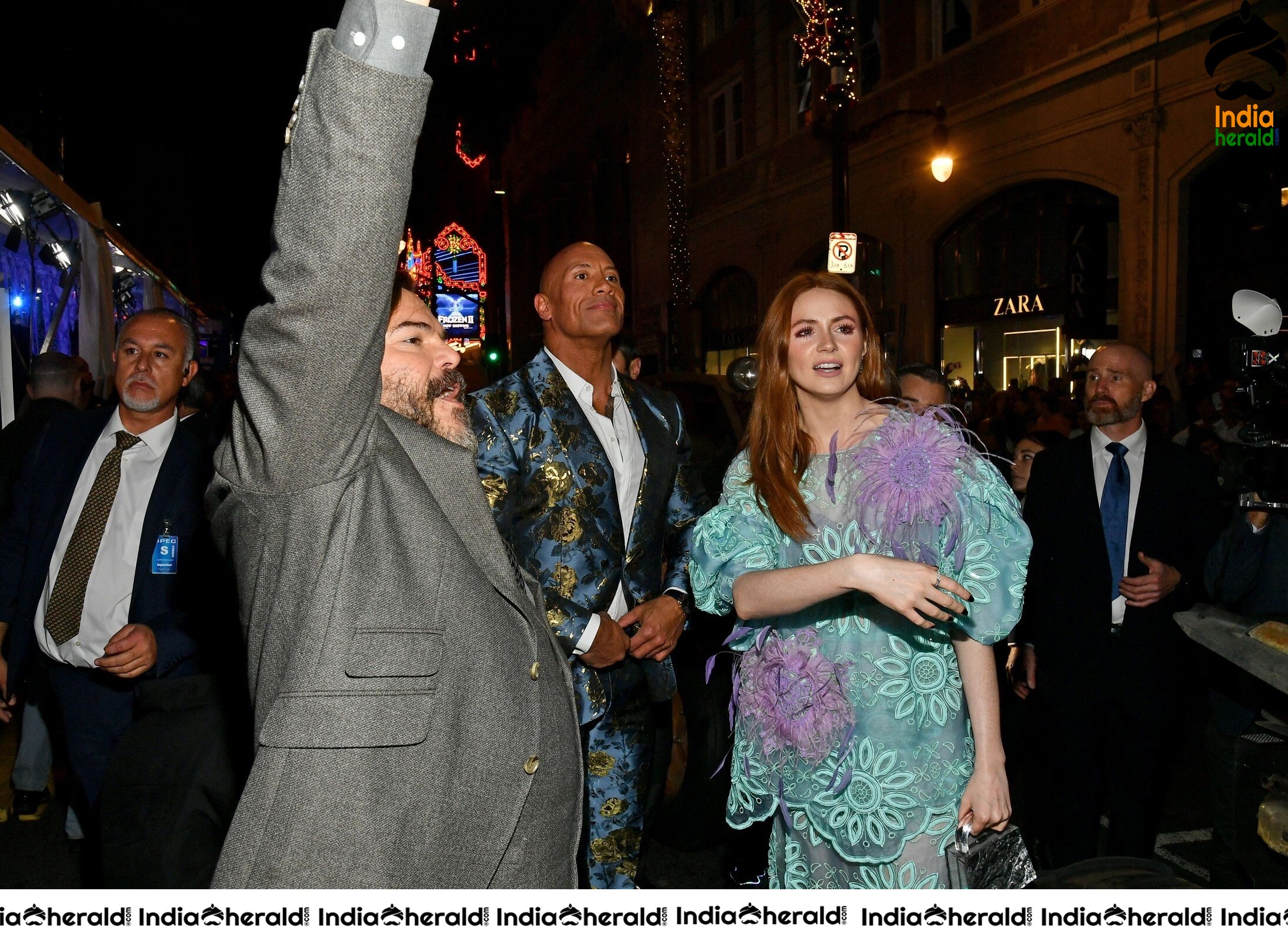 Jumanji The Next Level Premiere in Hollywood Set 2