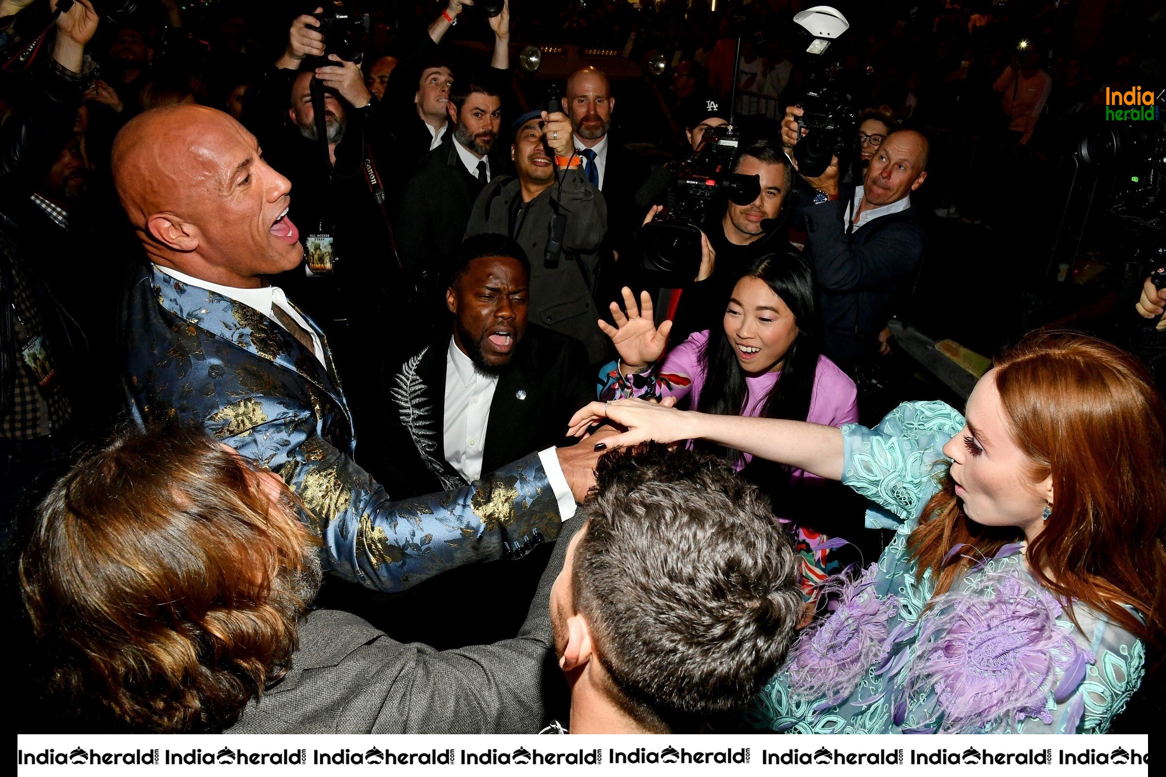 Jumanji The Next Level Premiere in Hollywood Set 2