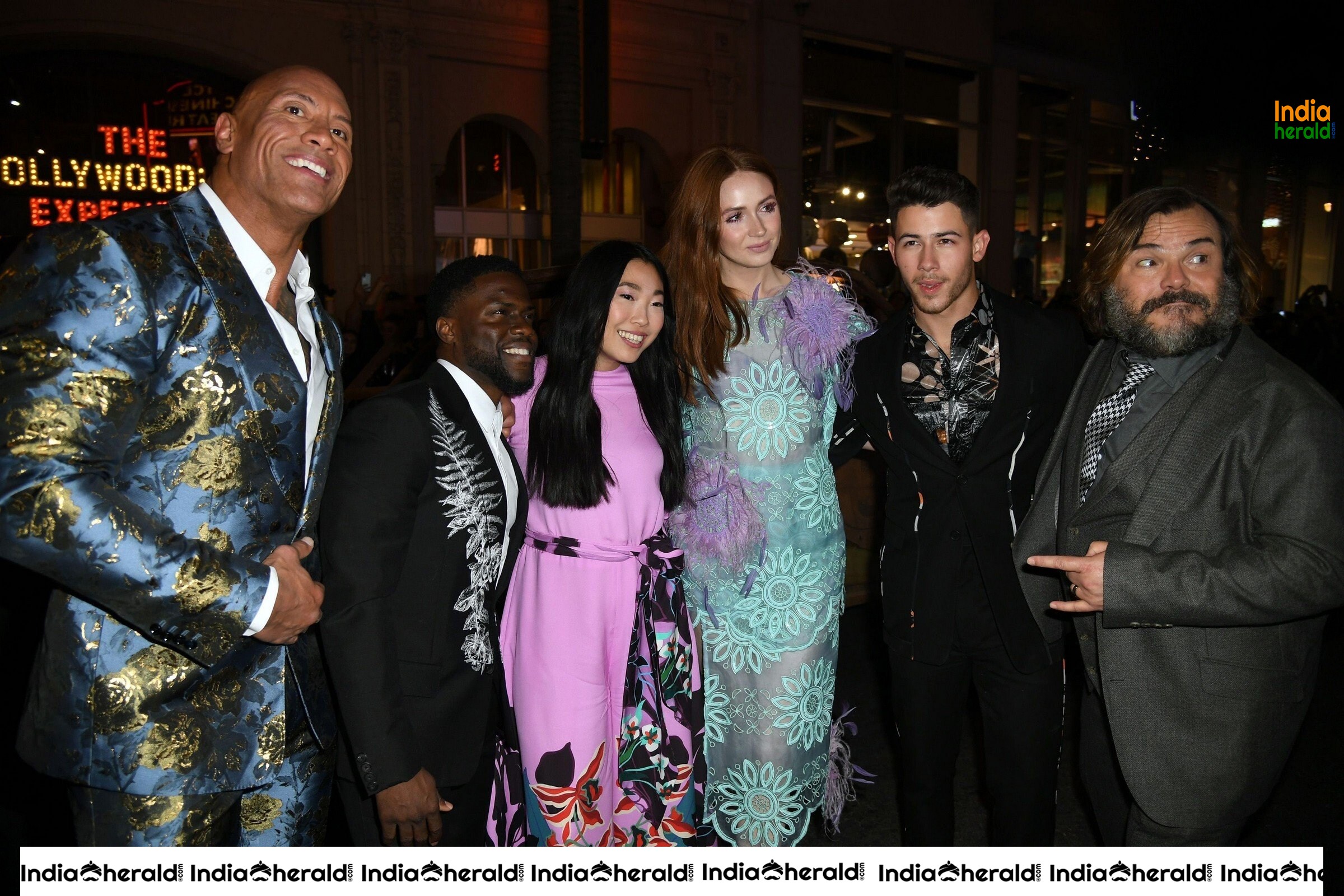 Jumanji The Next Level Premiere in Hollywood Set 2