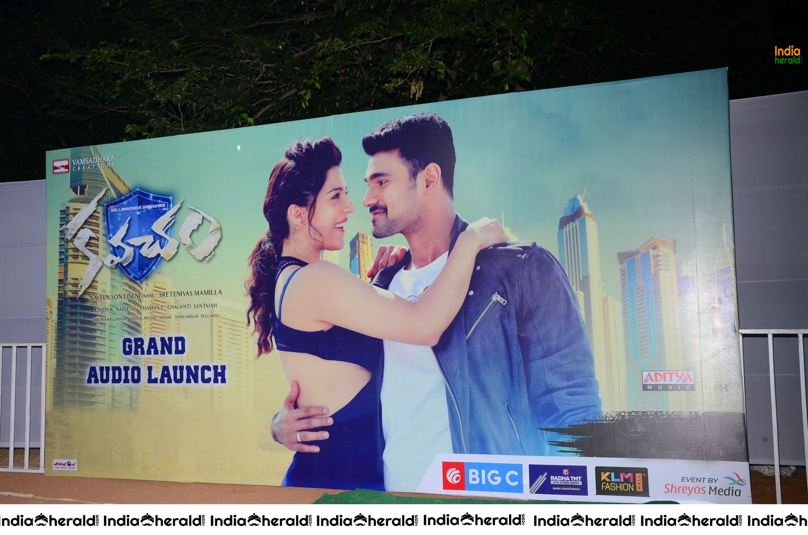 Kajal Aggarwal and Bellamkonda featuring Kavacham Throwback Event Photos Set 1