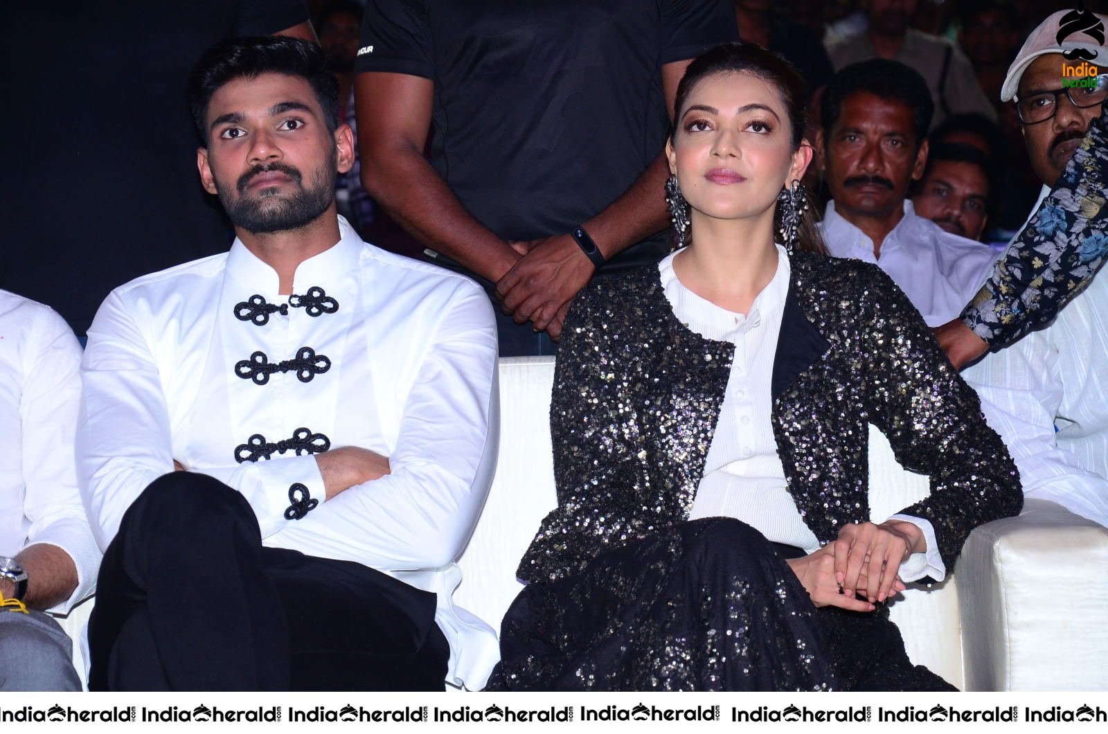 Kajal Aggarwal and Bellamkonda featuring Kavacham Throwback Event Photos Set 5