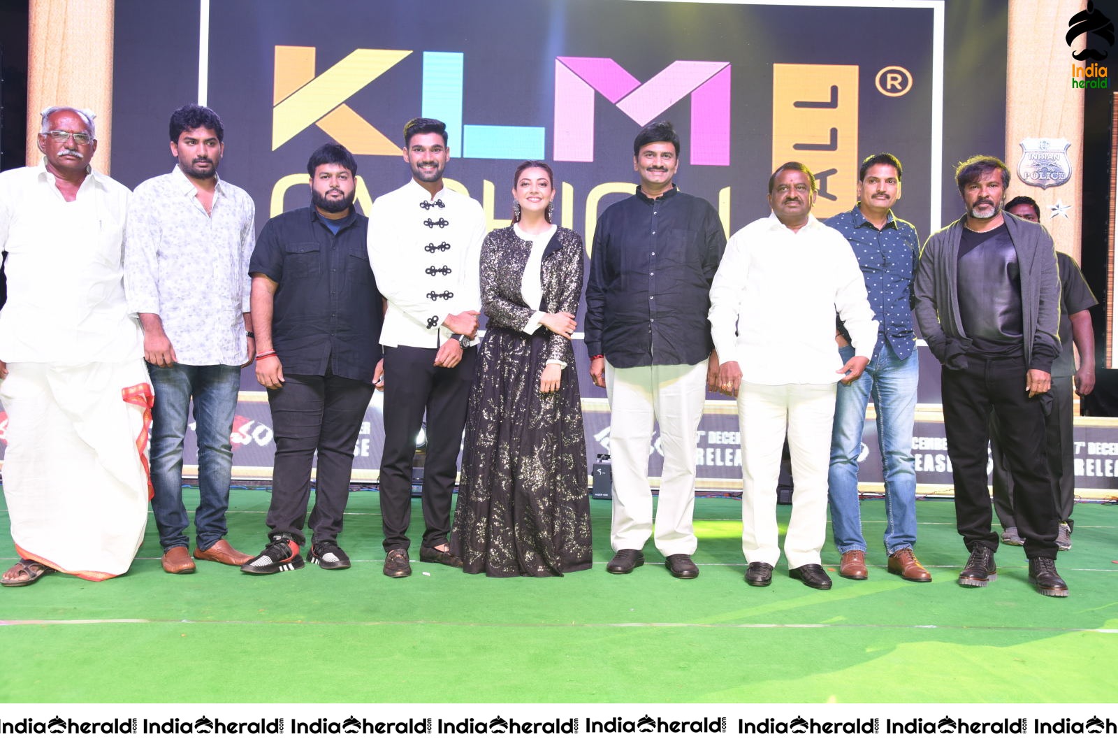 Kajal Aggarwal and Bellamkonda featuring Kavacham Throwback Event Photos Set 8