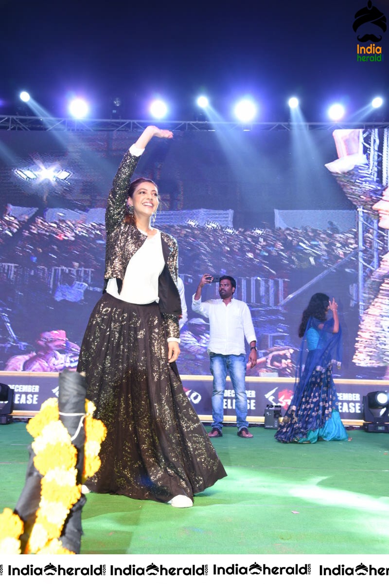 Kajal Aggarwal and Bellamkonda featuring Kavacham Throwback Event Photos Set 8