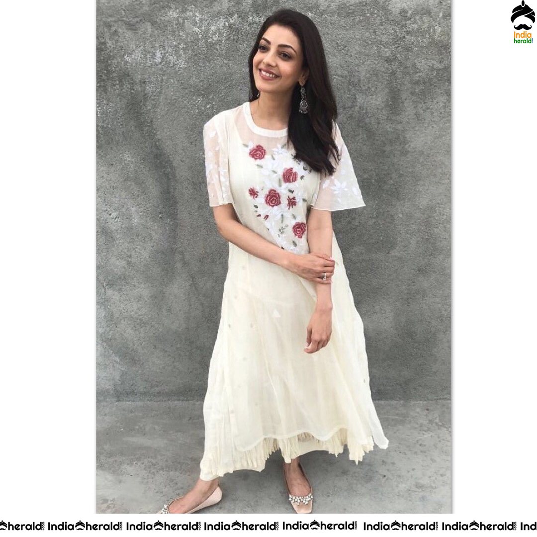 Kajal Aggarwal looking Angelic and cute at Happi Mobiles opening Set 2