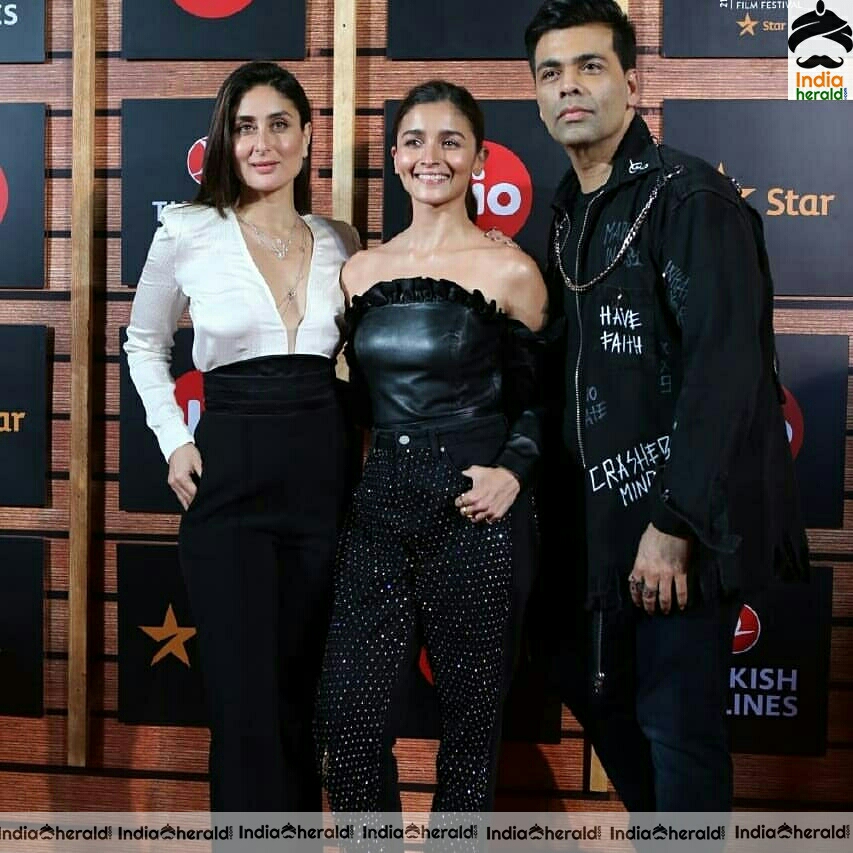 Kareena Kapoor Alia Bhatt And Karan Johar At Jio MAMI Film Festival Awards 2019