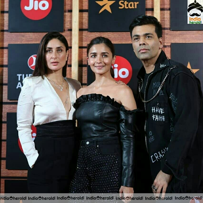 Kareena Kapoor Alia Bhatt And Karan Johar At Jio MAMI Film Festival Awards 2019