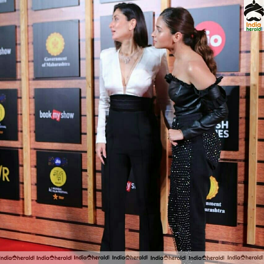 Kareena Kapoor Alia Bhatt And Karan Johar At Jio MAMI Film Festival Awards 2019