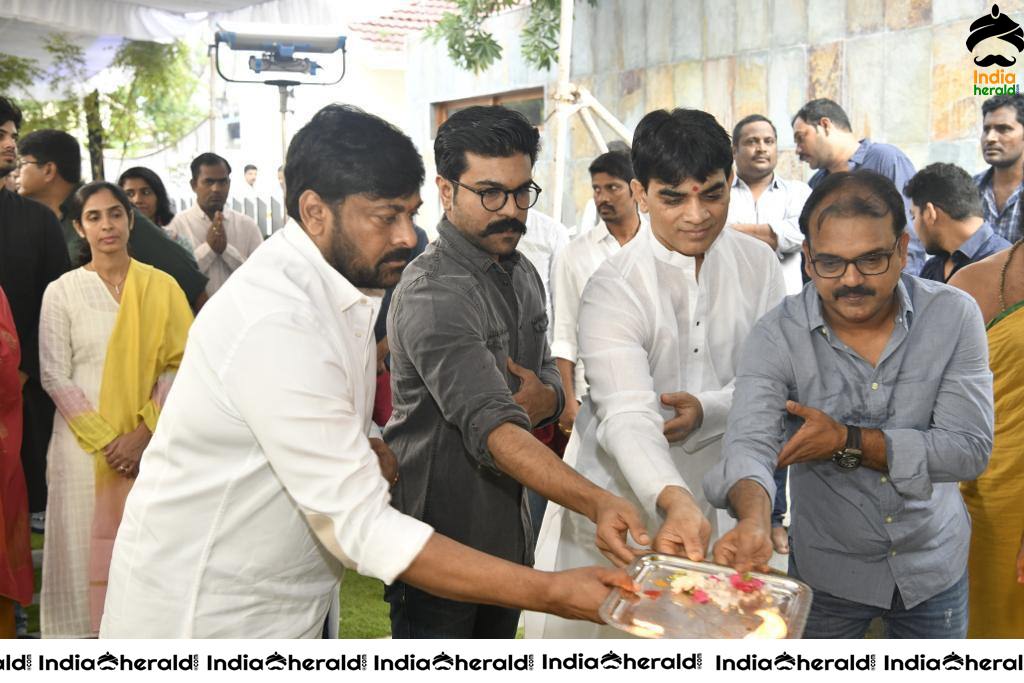 Koratala Siva and Chiranjeevi Movie Launch