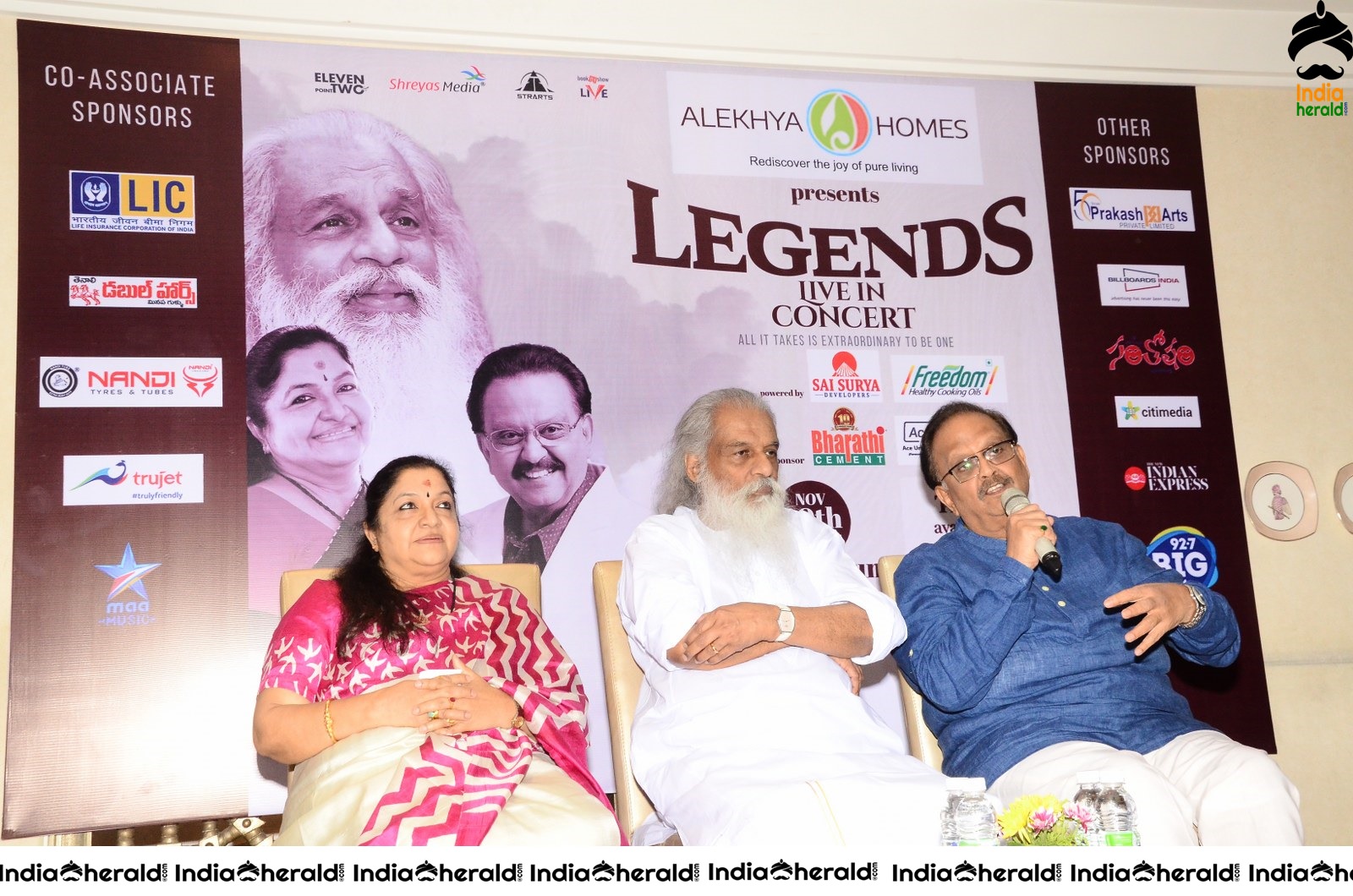Legends Live concert Press Meet Set 2