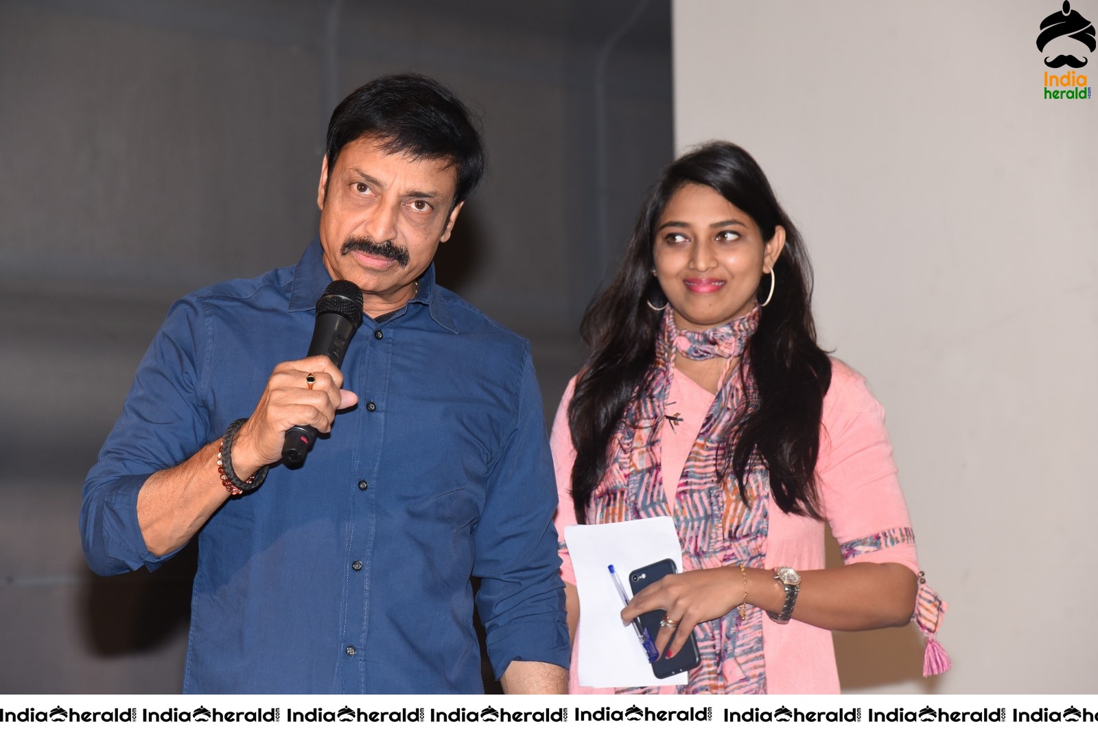 Life Anubhavinchu Raja Movie Trailer Launch Set 1