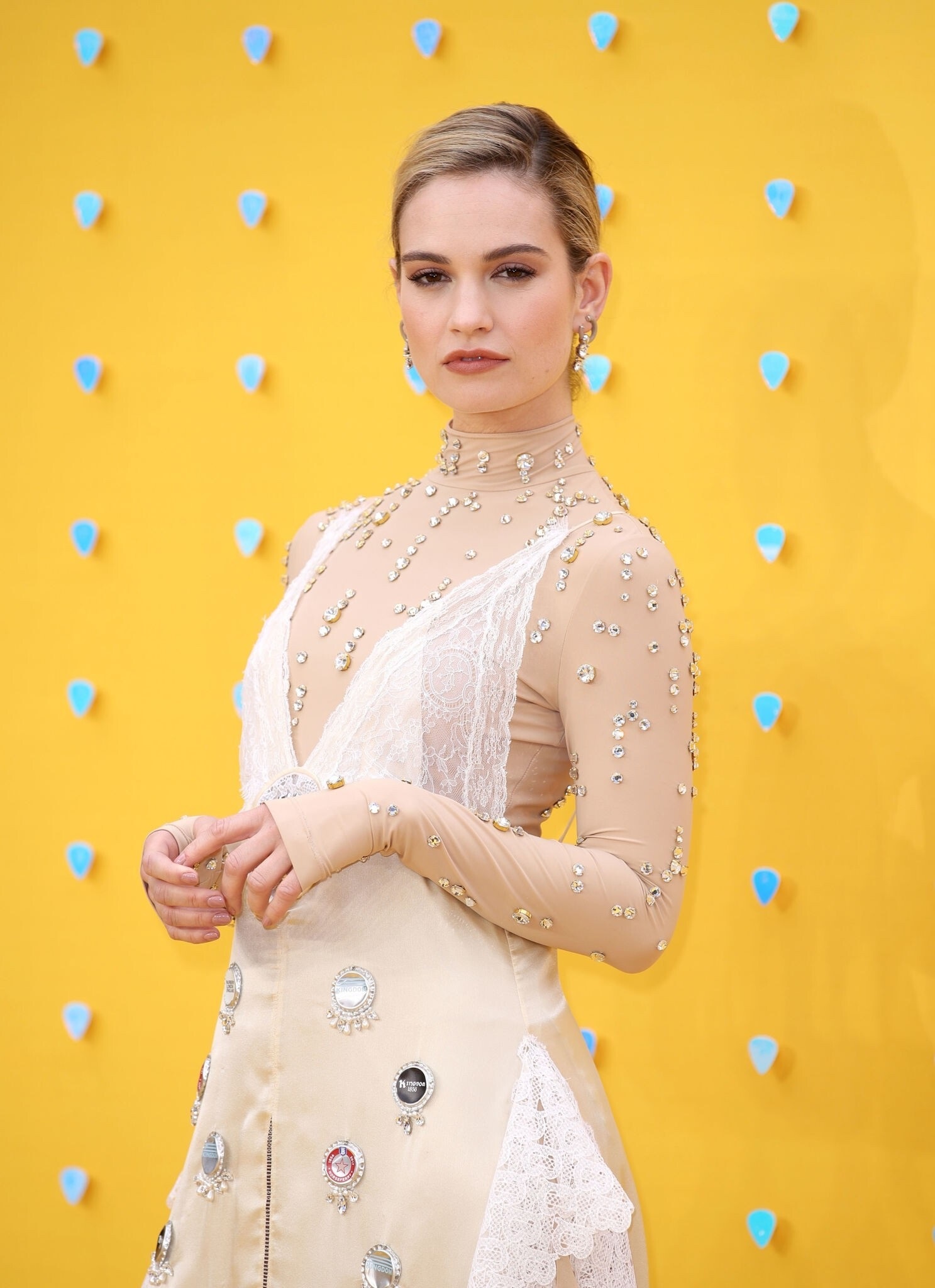 Lily James At The Premiere Of Yesterday In London