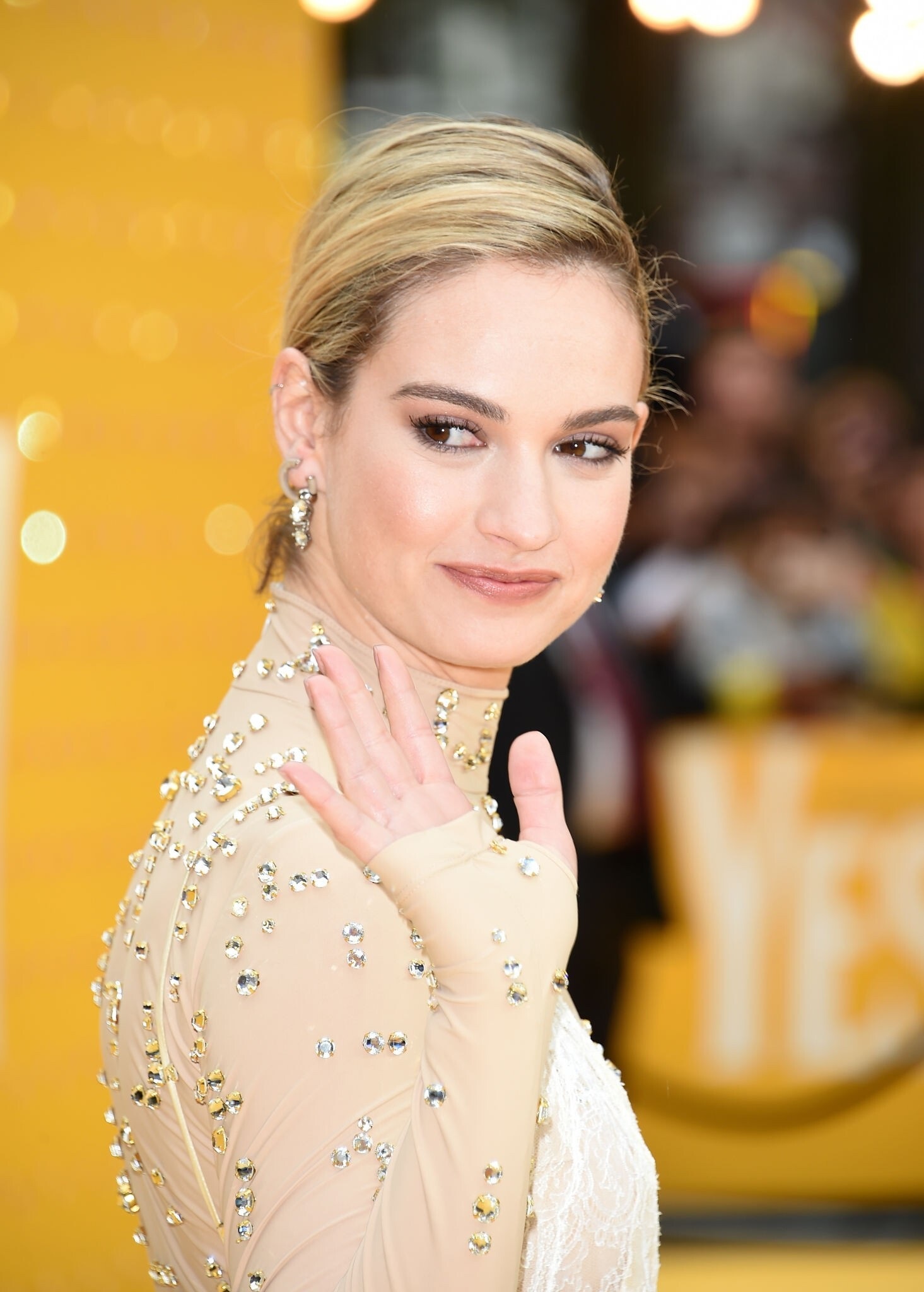 Lily James At The Premiere Of Yesterday In London