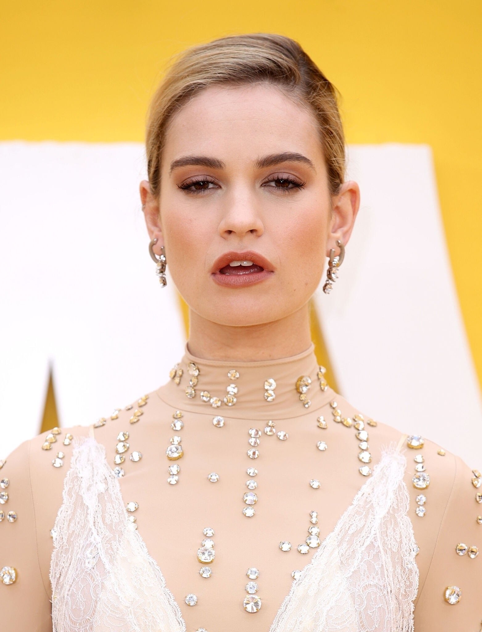 Lily James At The Premiere Of Yesterday In London