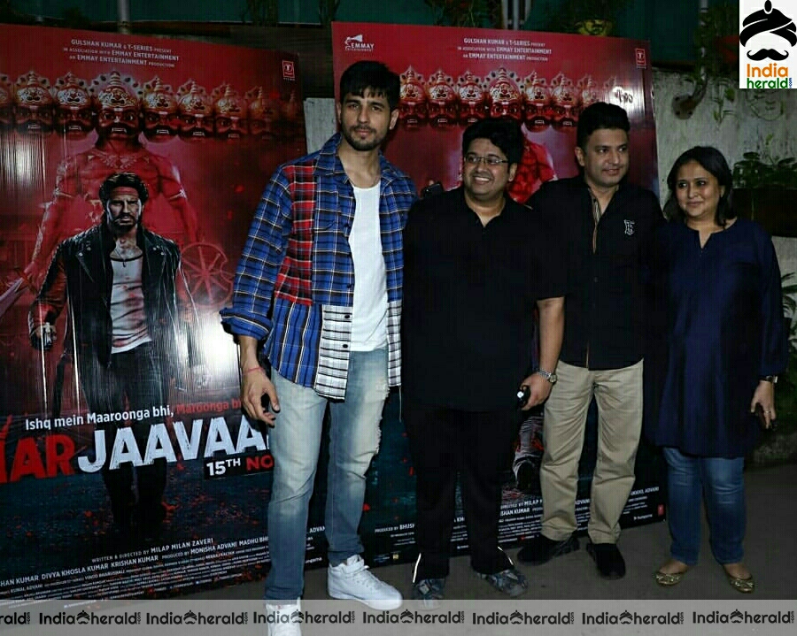 Marjaavaan Movie Screening At Sunny Sound In Juhu HD Gallery Set 1