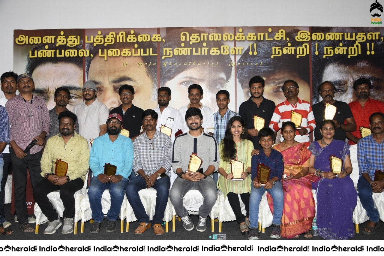 Mayanadhi fame Actor Abi Saravanan bags Three Awards on same day