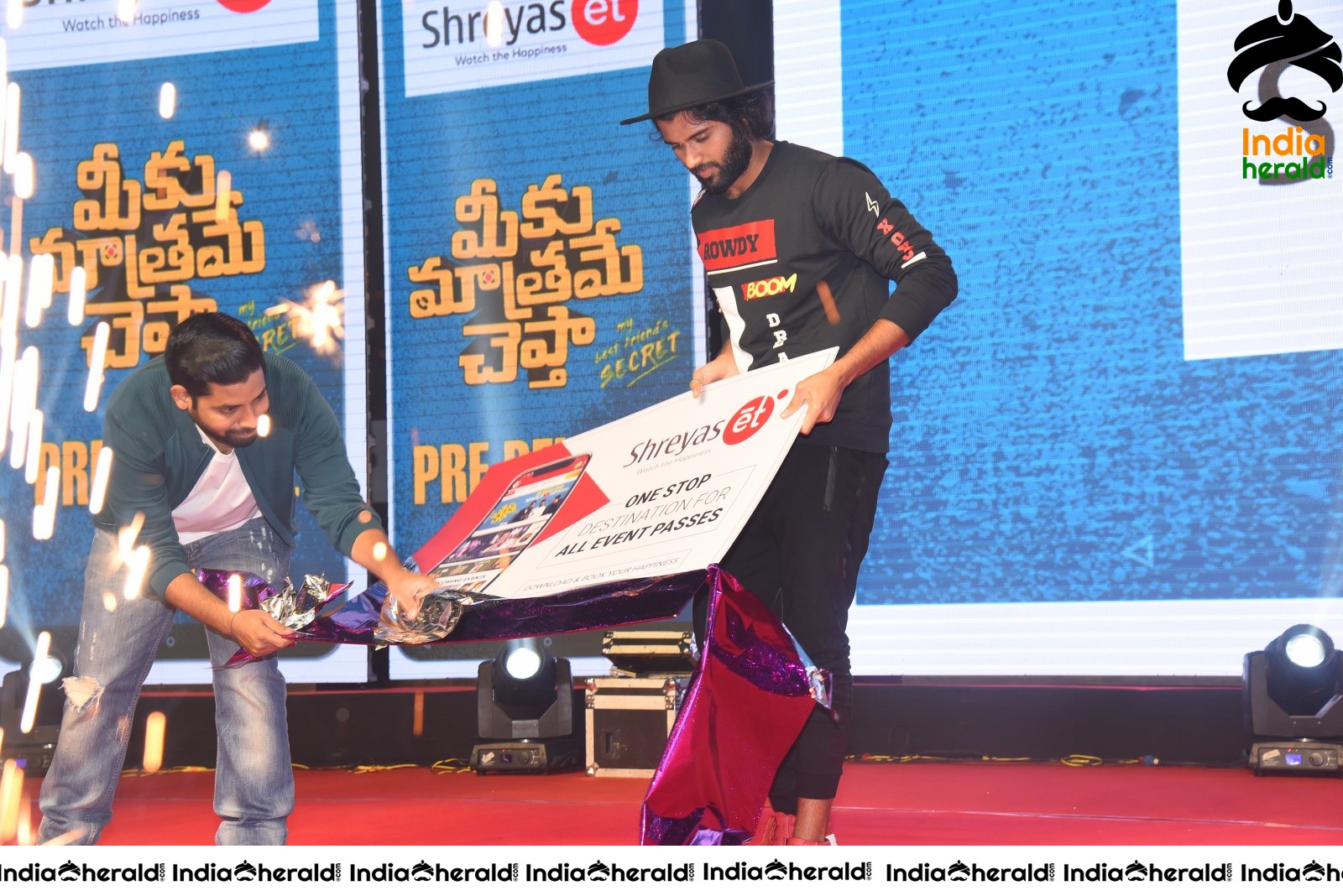 Meeku Maathrame Cheptha Movie Pre Release Event Stills Set 7