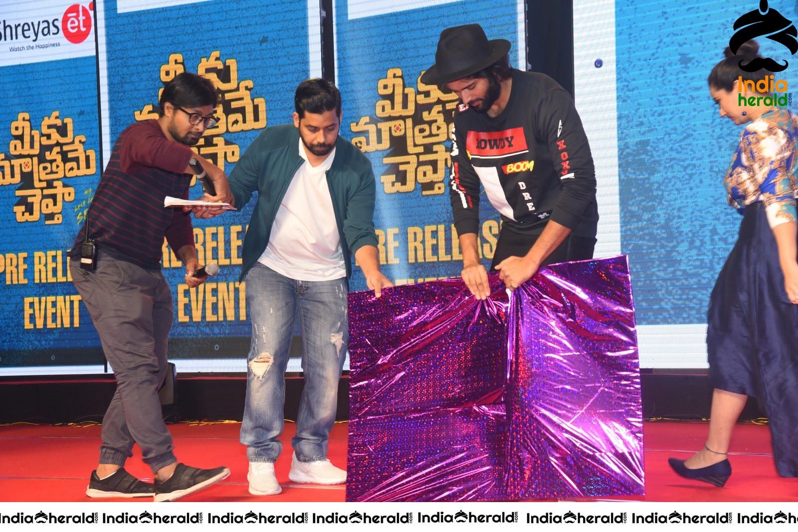 Meeku Maathrame Cheptha Movie Pre Release Event Stills Set 7