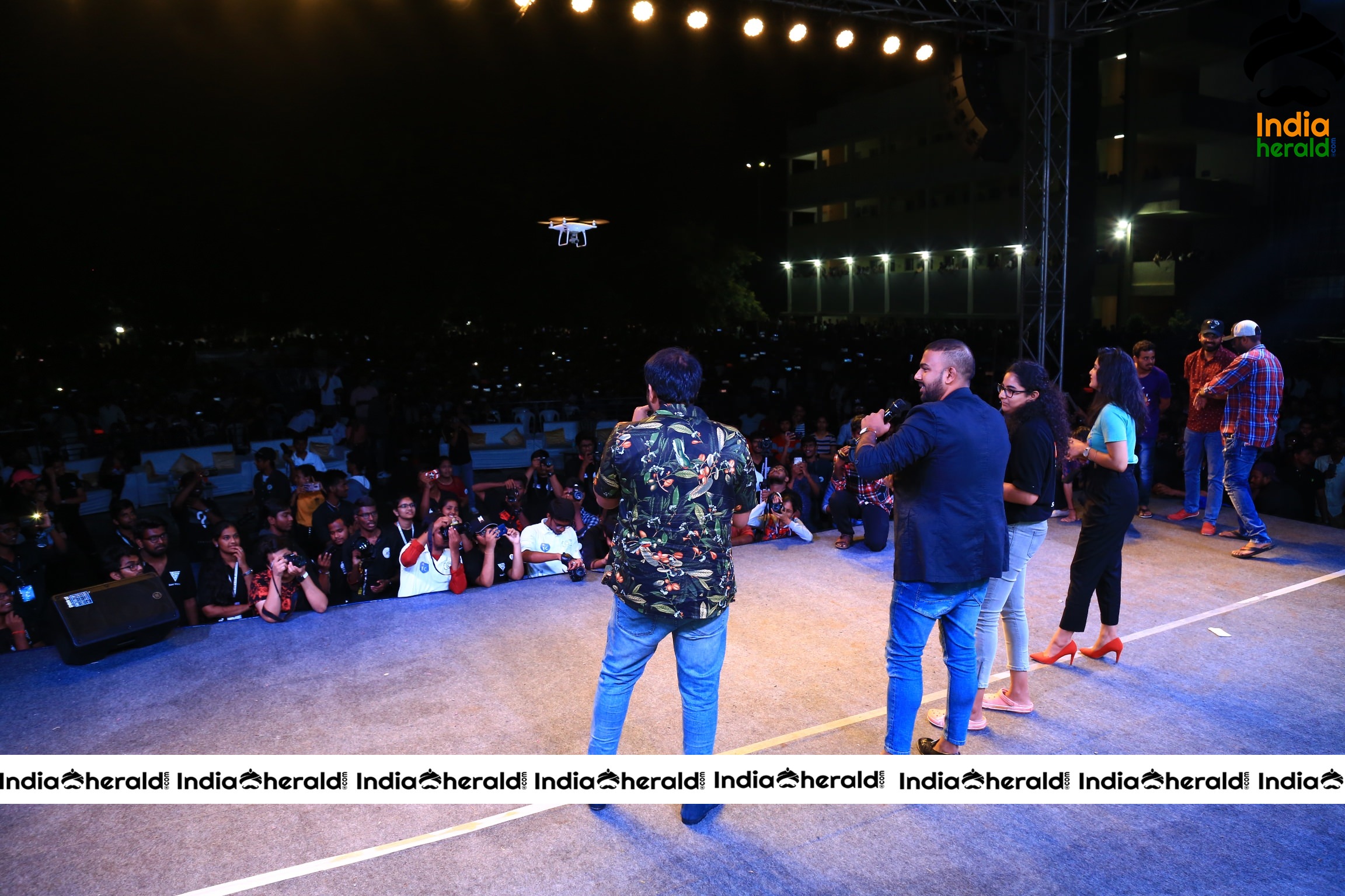 Meeku Maathrame Cheptha Team at Srinidhi college Set 2