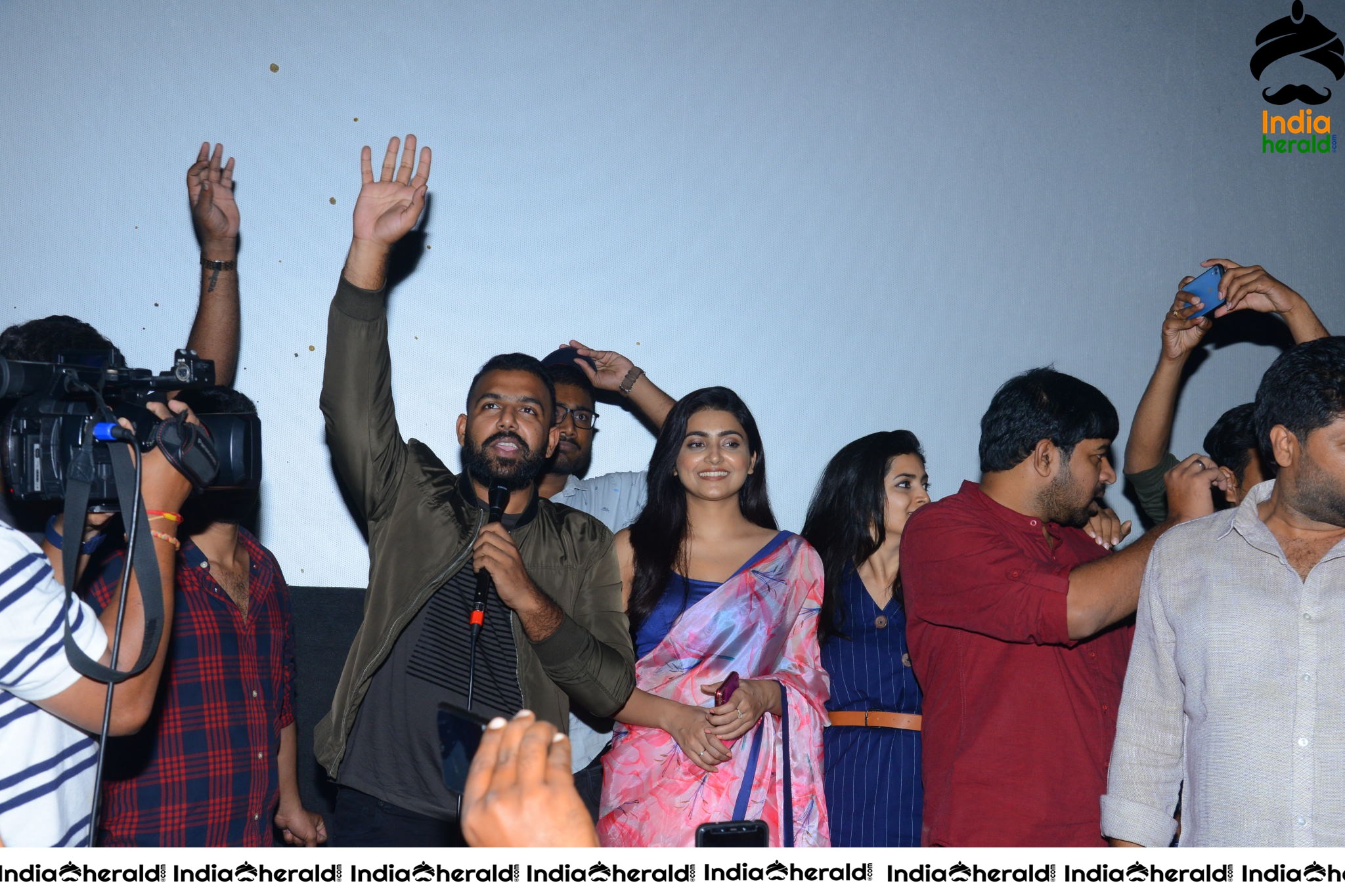 Meeku Matrame Cheptha Theatre Coverage Stills Set 1