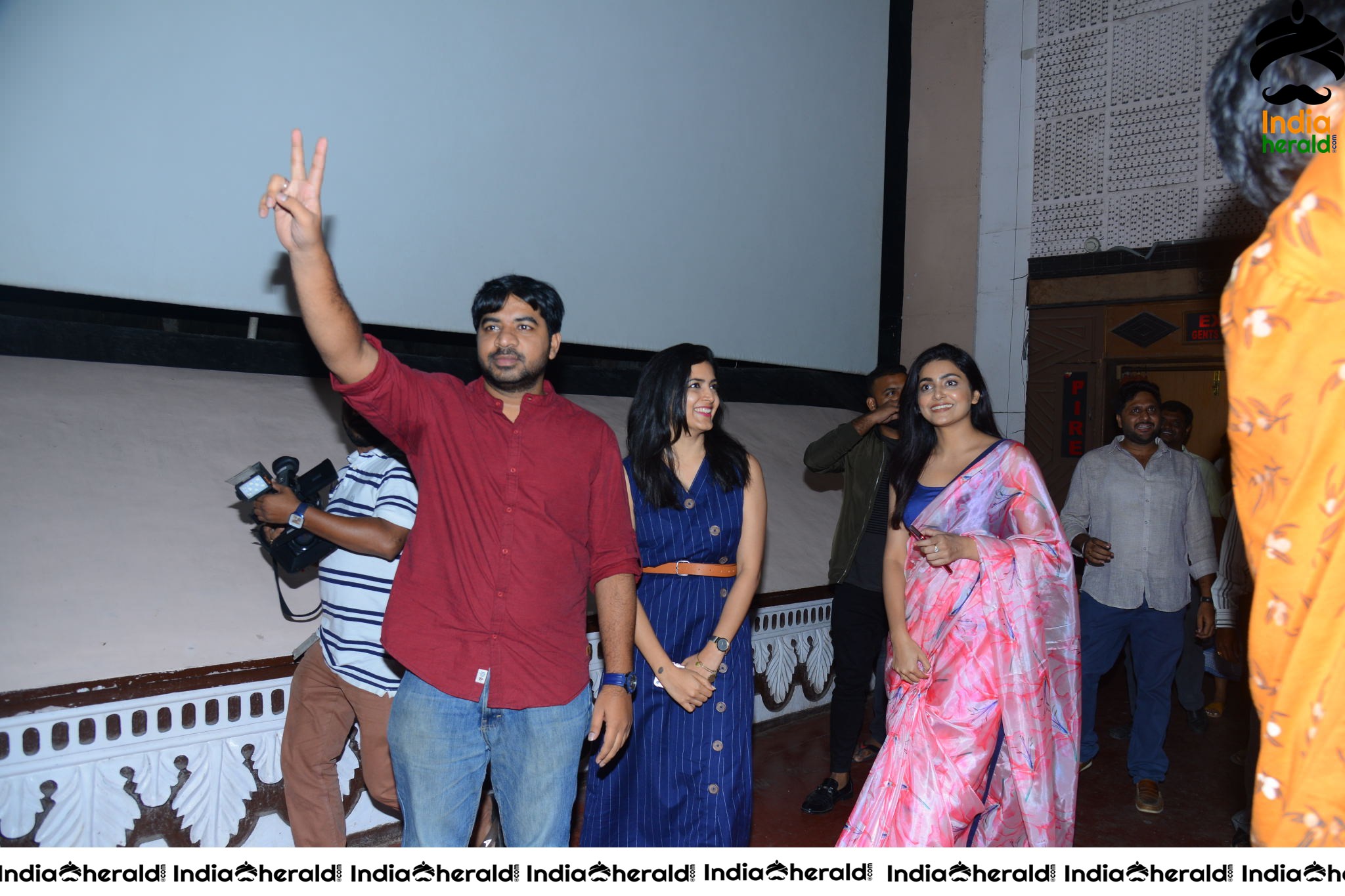 Meeku Matrame Cheptha Theatre Coverage Stills Set 2