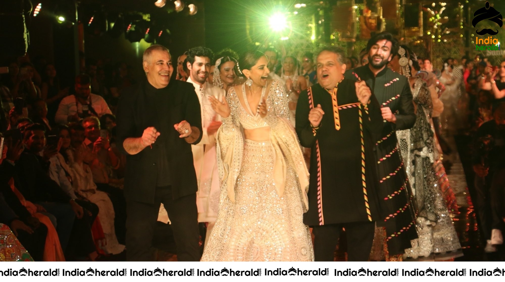 Meezaan Jaffrey And Deepika Padukone At Sandeep Khosla Fashion Show