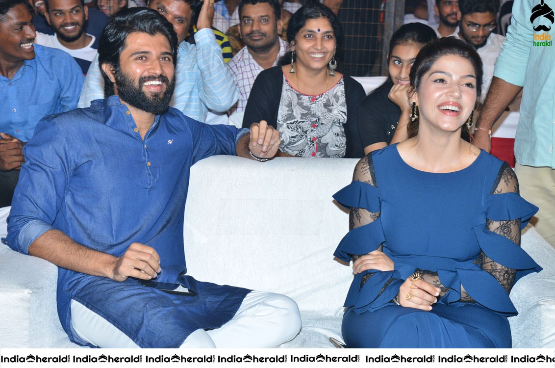 Mehreen and Vijay Devarakonda in NOTA Throwback Event Stills Set 2