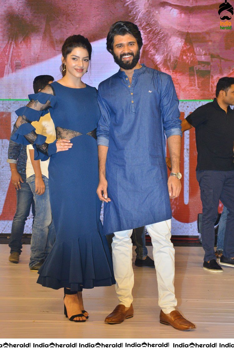 Mehreen and Vijay Devarakonda in NOTA Throwback Event Stills Set 5