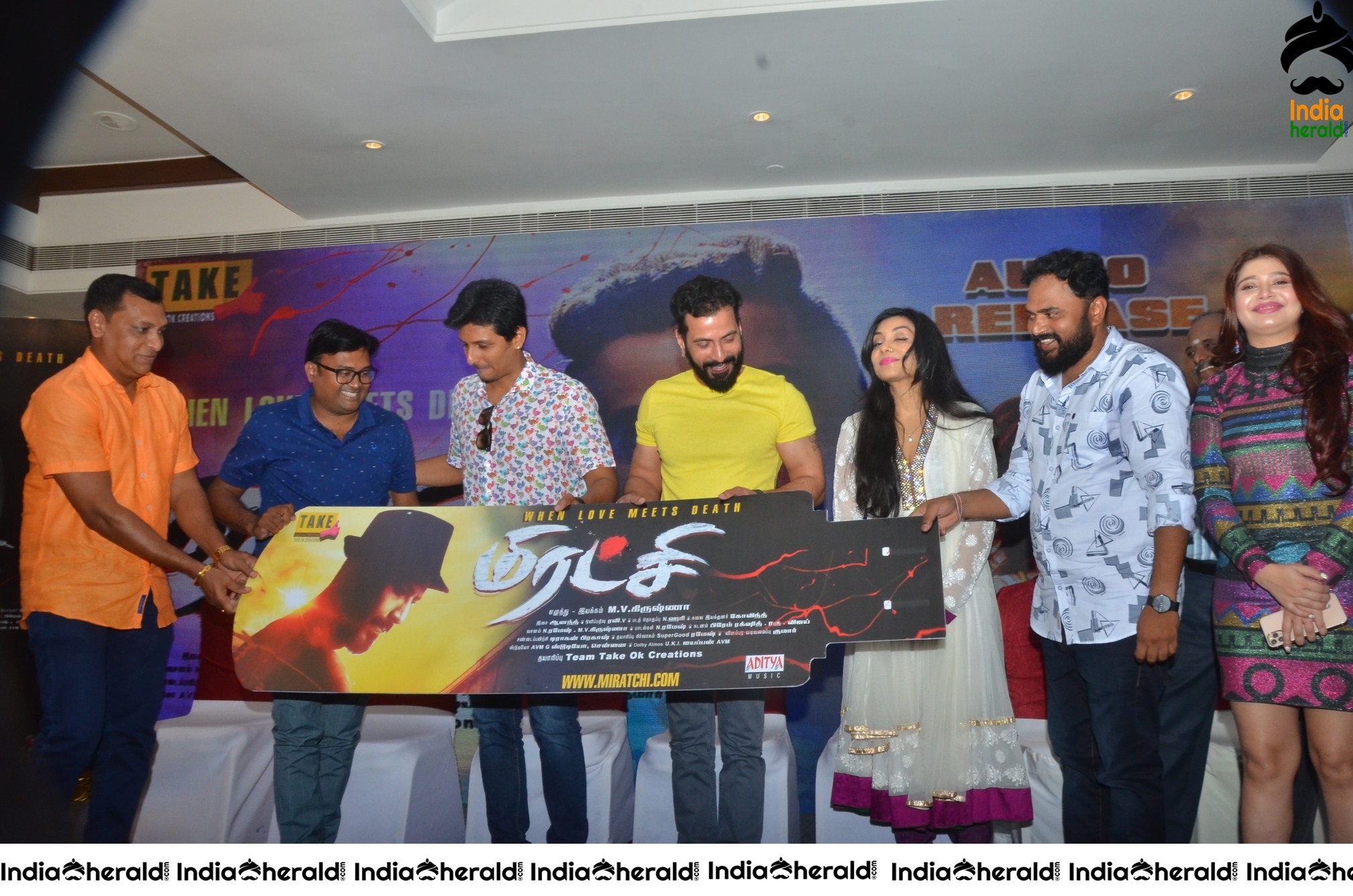 Miratchchi Tamil Movie Audio Launch Stills Set 2