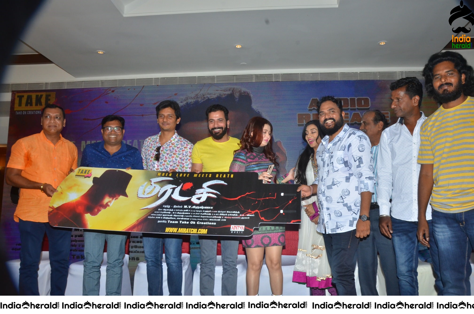 Miratchchi Tamil Movie Audio Launch Stills Set 2