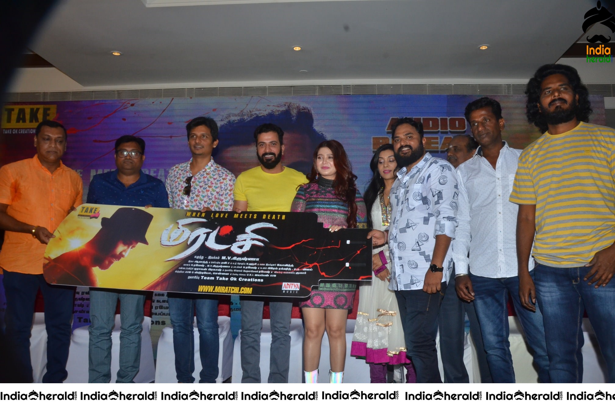 Miratchchi Tamil Movie Audio Launch Stills Set 2