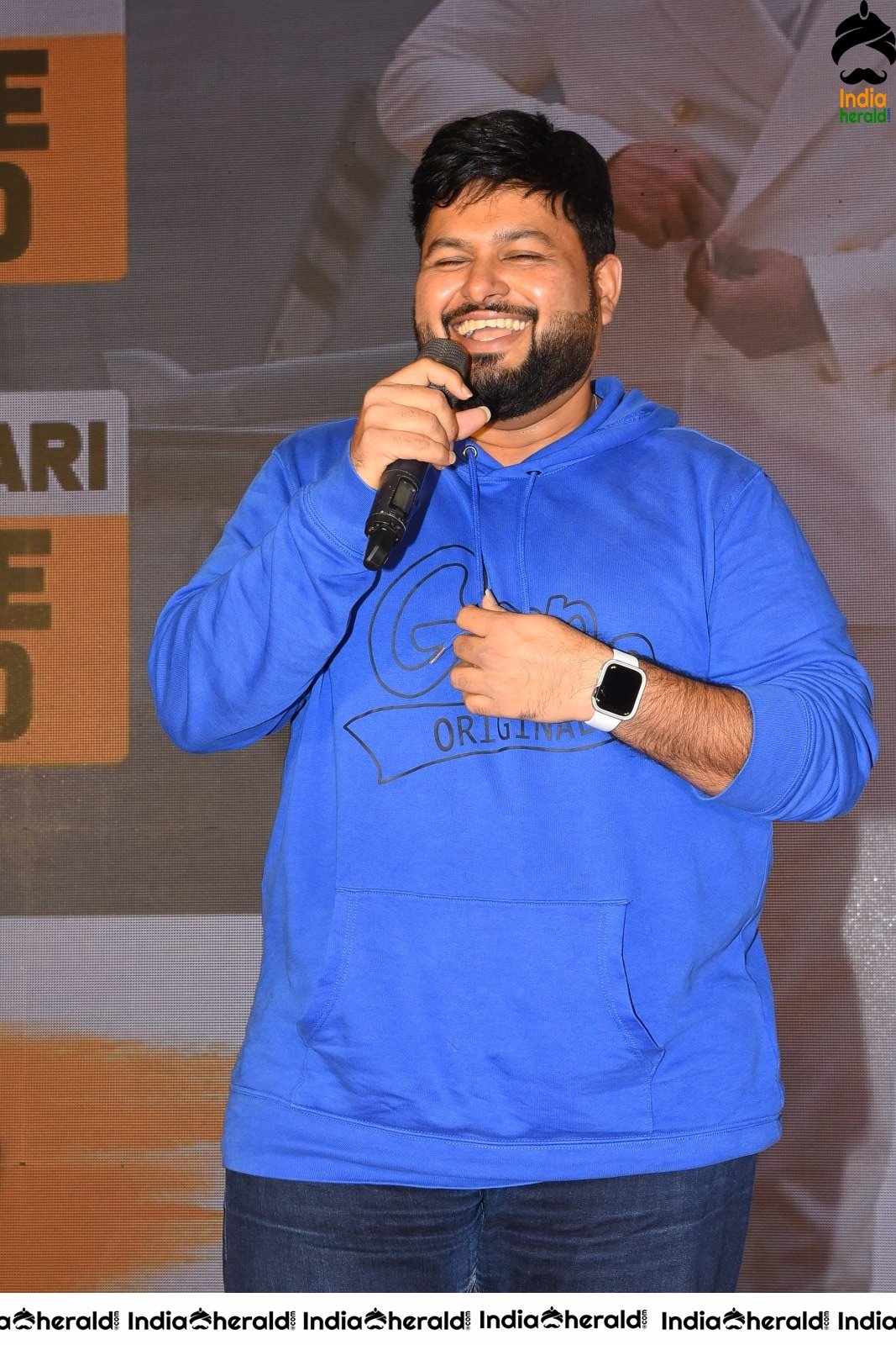 Music Composer SS Thaman Latest Stills from AV Thanks meet