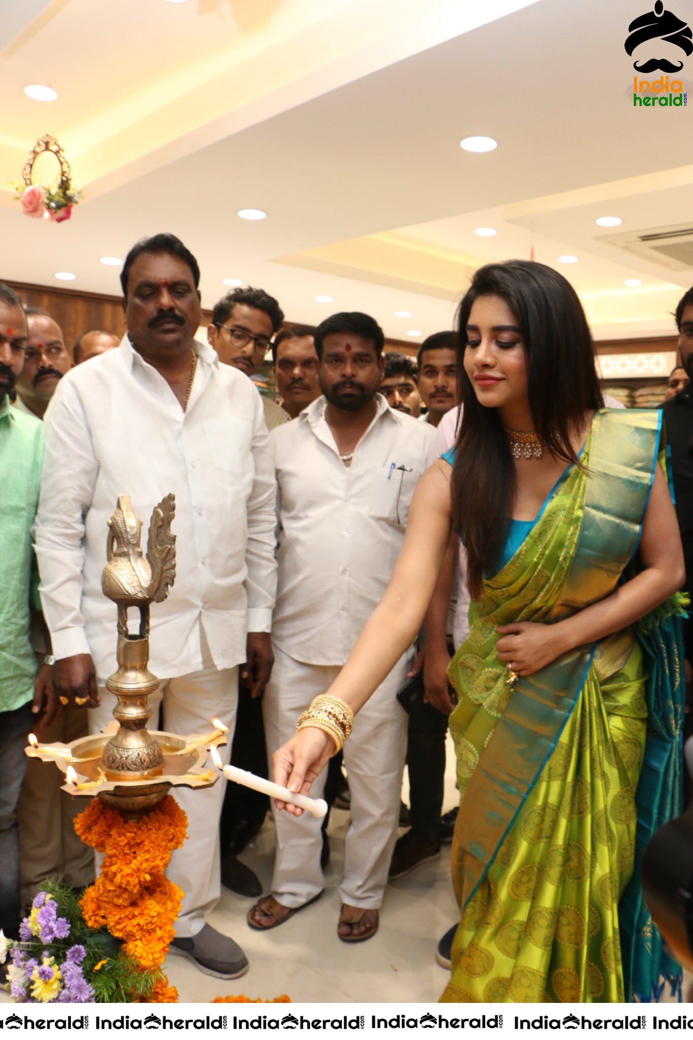 Nabha Natesh Launches Srika Store in Mehadipatna2