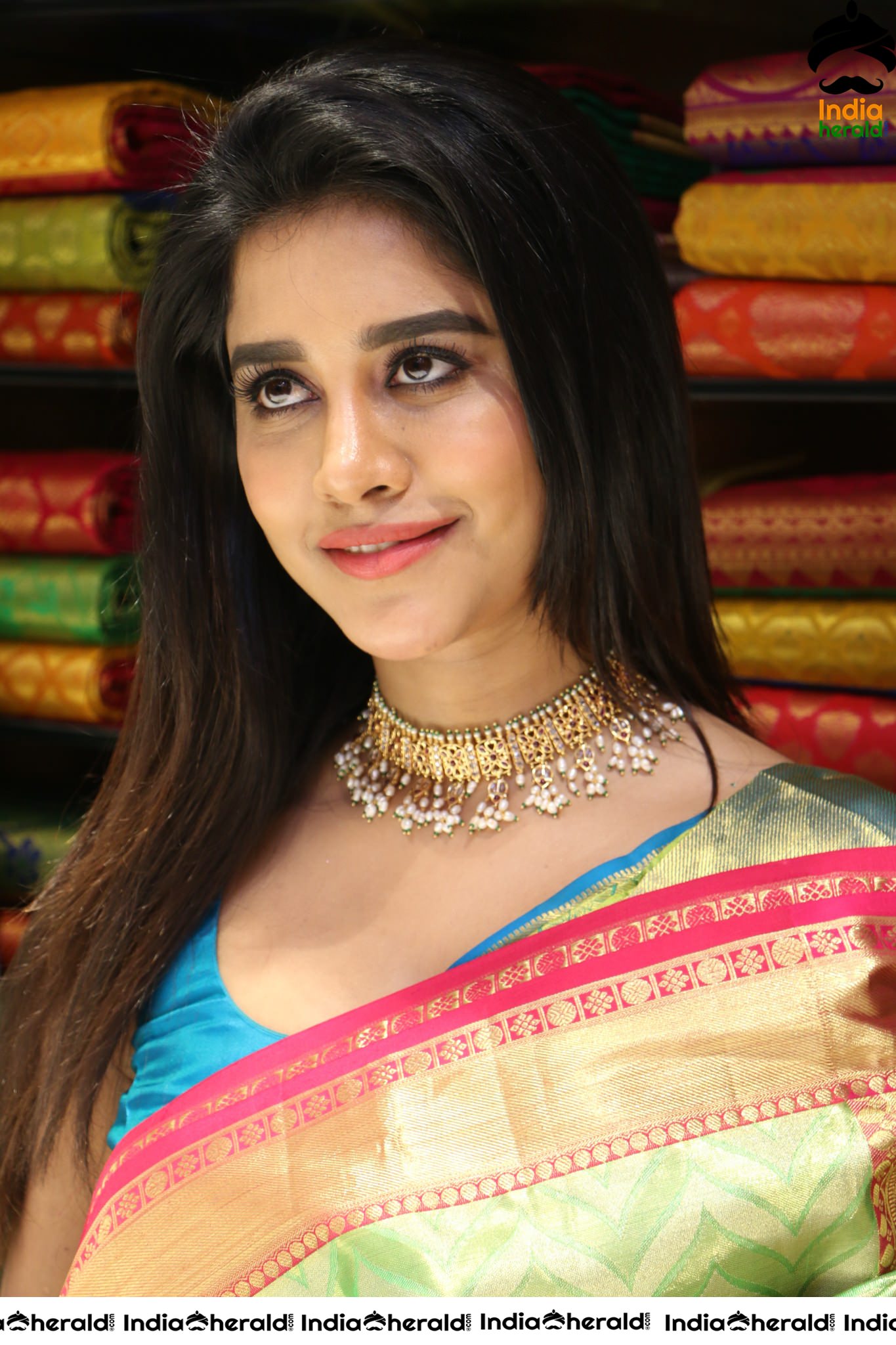 Nabha Natesh Launches Srika Store in Mehadipatna2