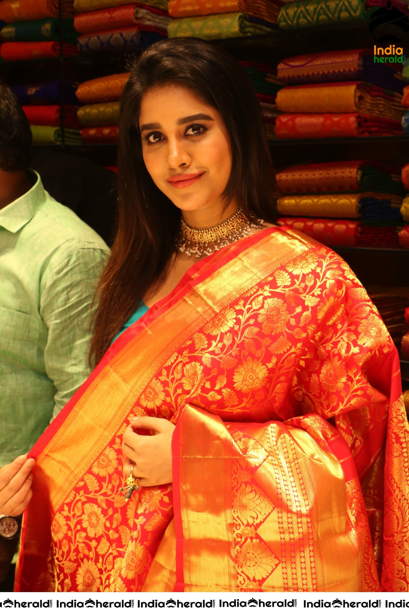 Nabha Natesh Launches Srika Store in Mehadipatna2