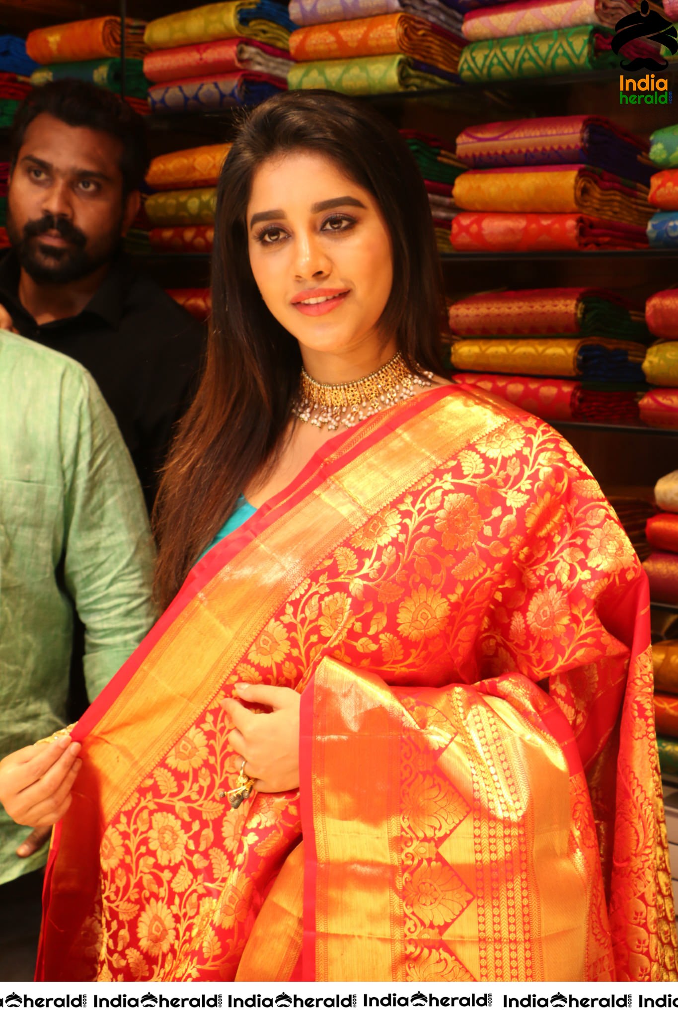 Nabha Natesh Launches Srika Store in Mehadipatna2