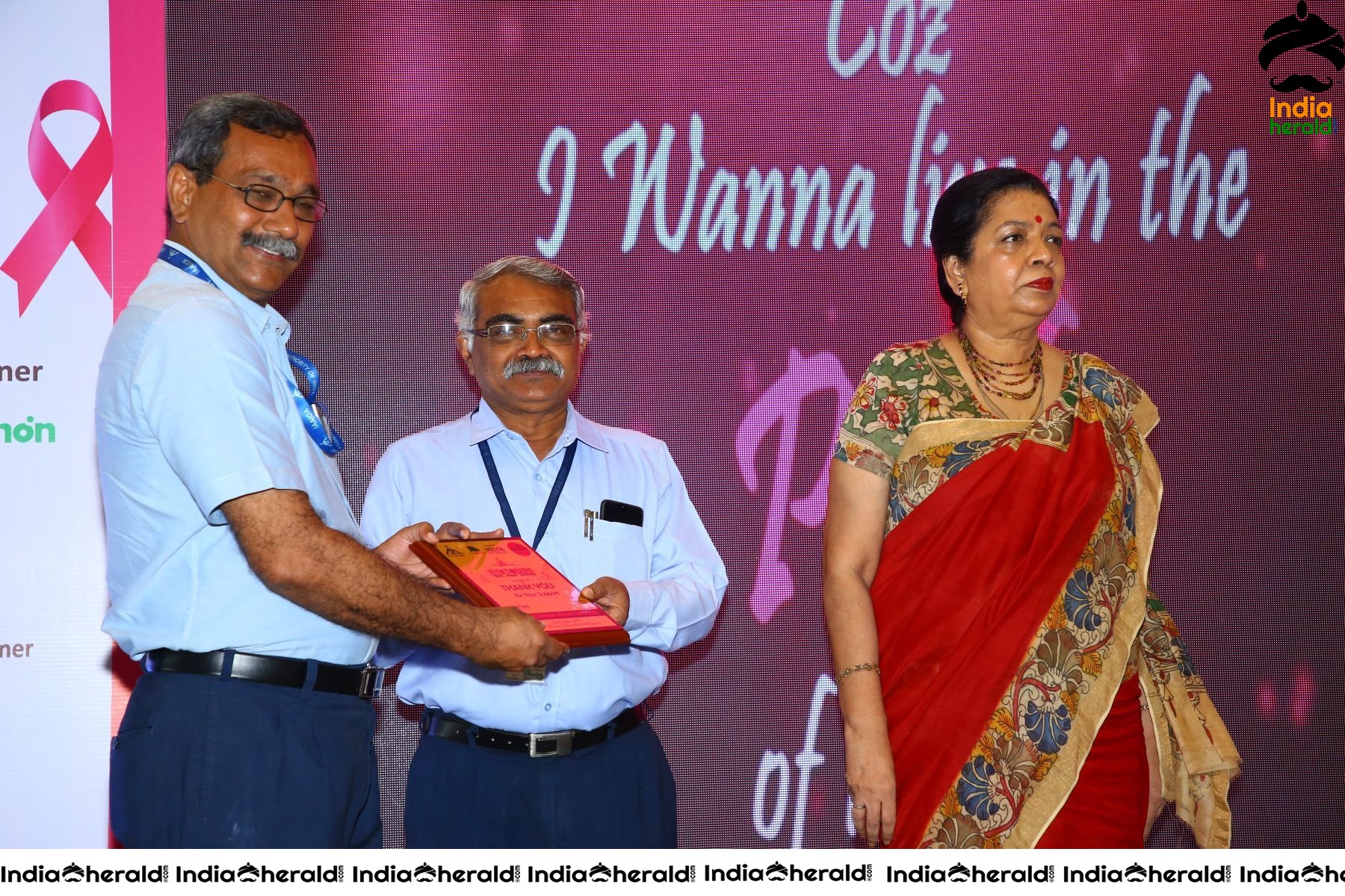 Namma Chennai Airport Turns Pink PINKTOBER 2019 Breast Cancer Free India Event Photos Set 4