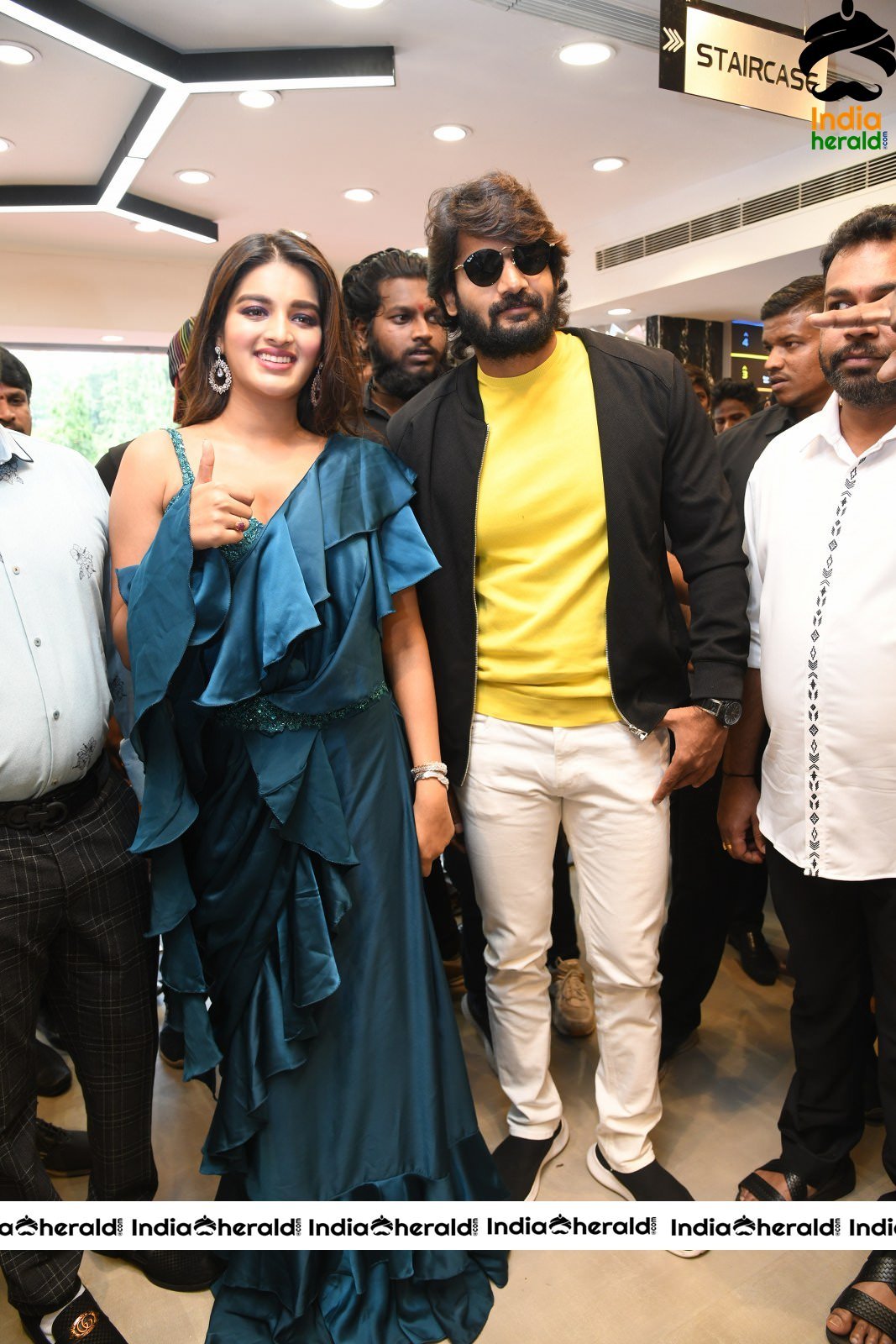 Nidhhi Agerwal launch KLM Shopping mall at Secunderabad Set 1